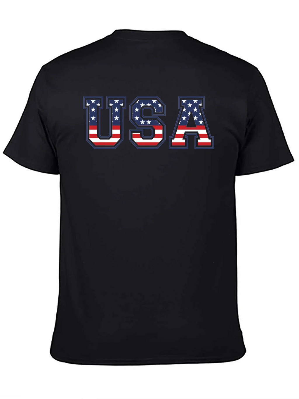 USA American Flag Patriotic Graphic T-Shirt