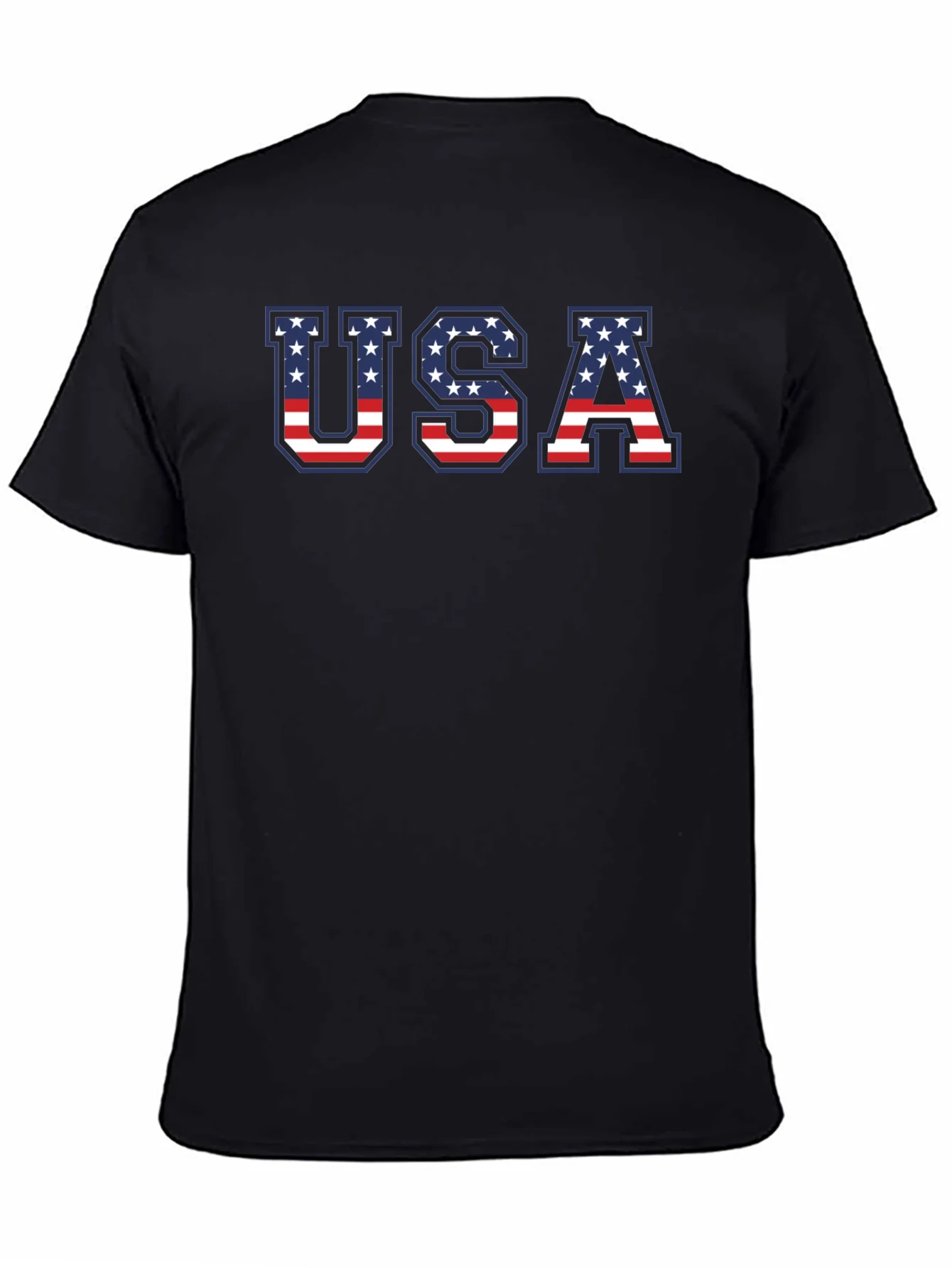 USA American Flag Patriotic Graphic T-Shirt