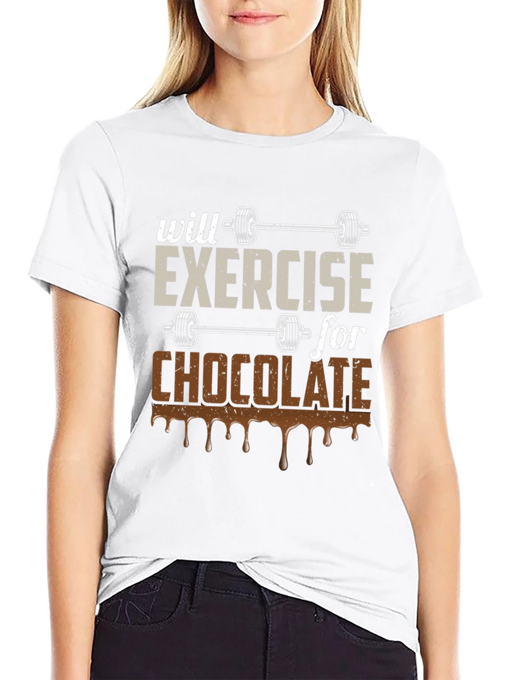 Exercise for Chocolate Graphic T-Shirt