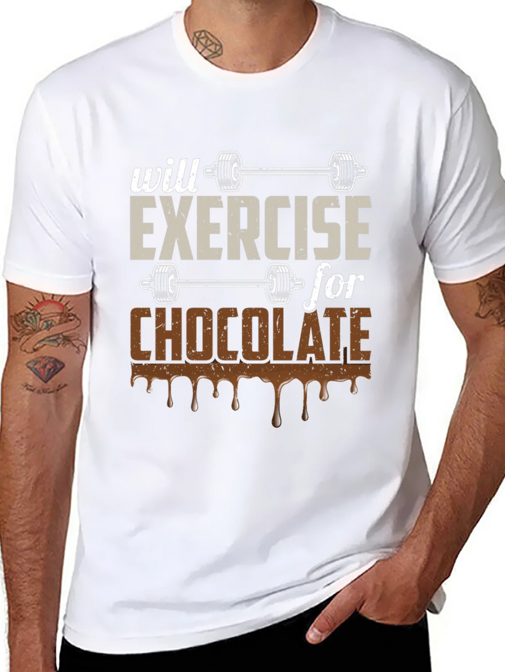Exercise for Chocolate Graphic T-Shirt