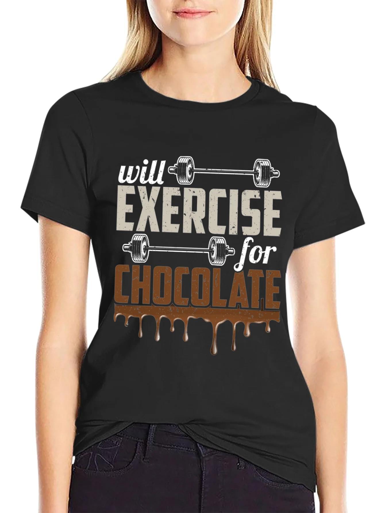 Exercise for Chocolate Graphic T-Shirt