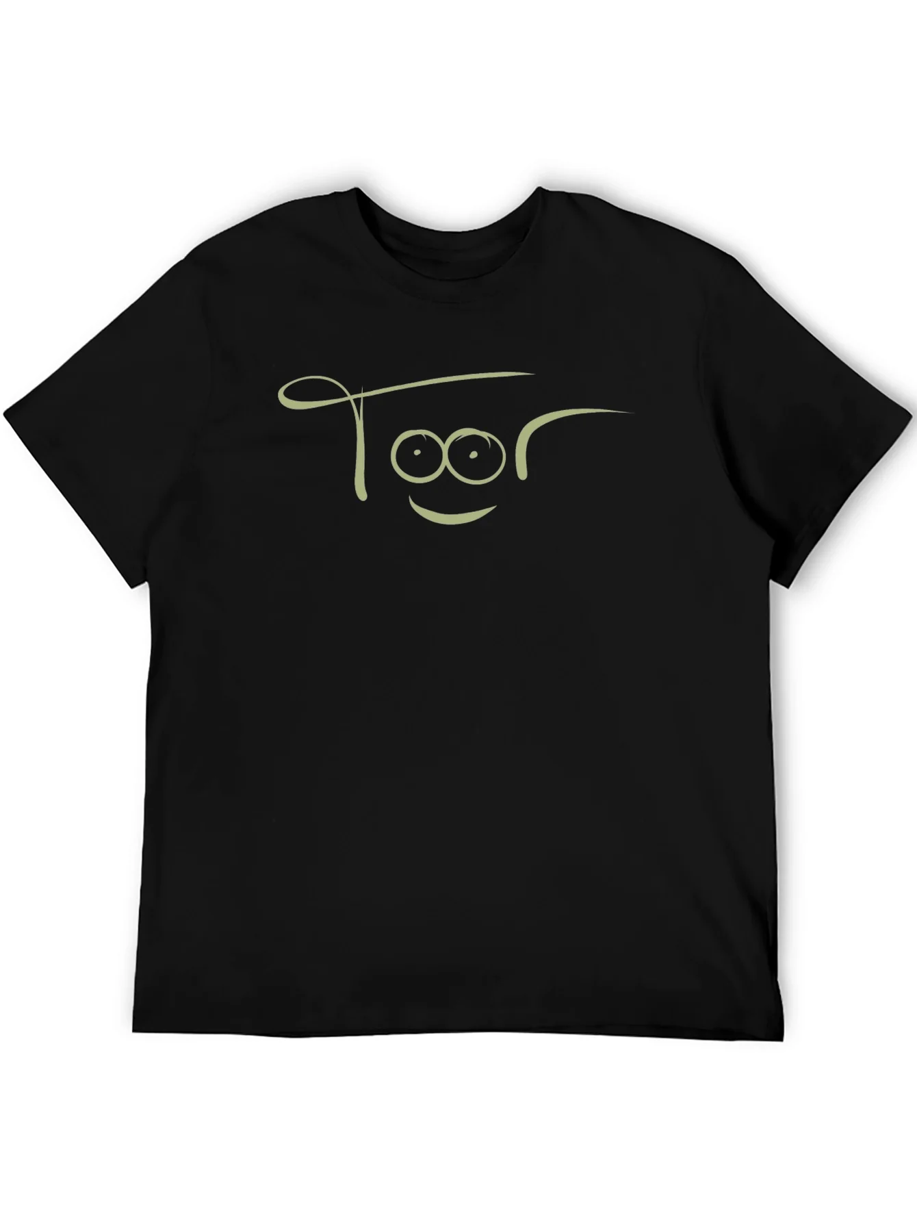 Funny Toor Face Black Graphic T-Shirt