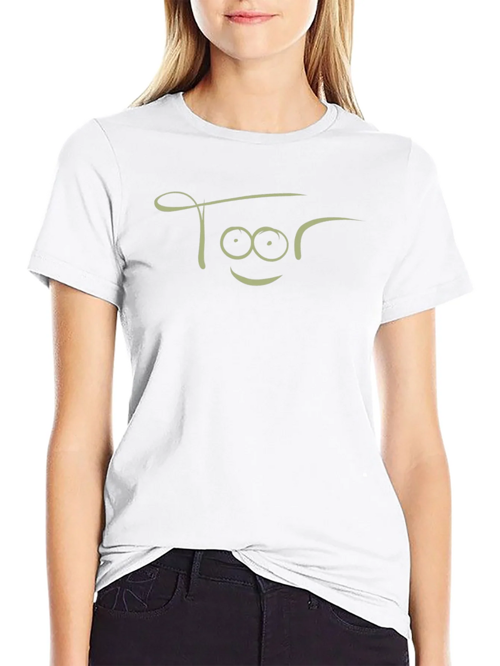 Funny Toor Face Black Graphic T-Shirt