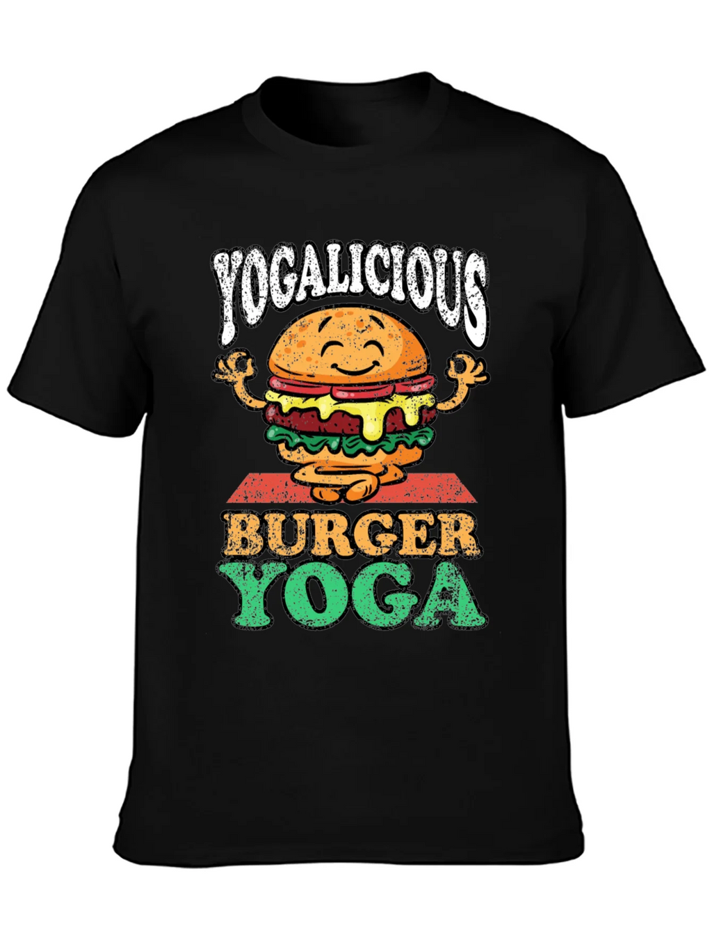 Yogalicious Burger Yoga Graphic Tee