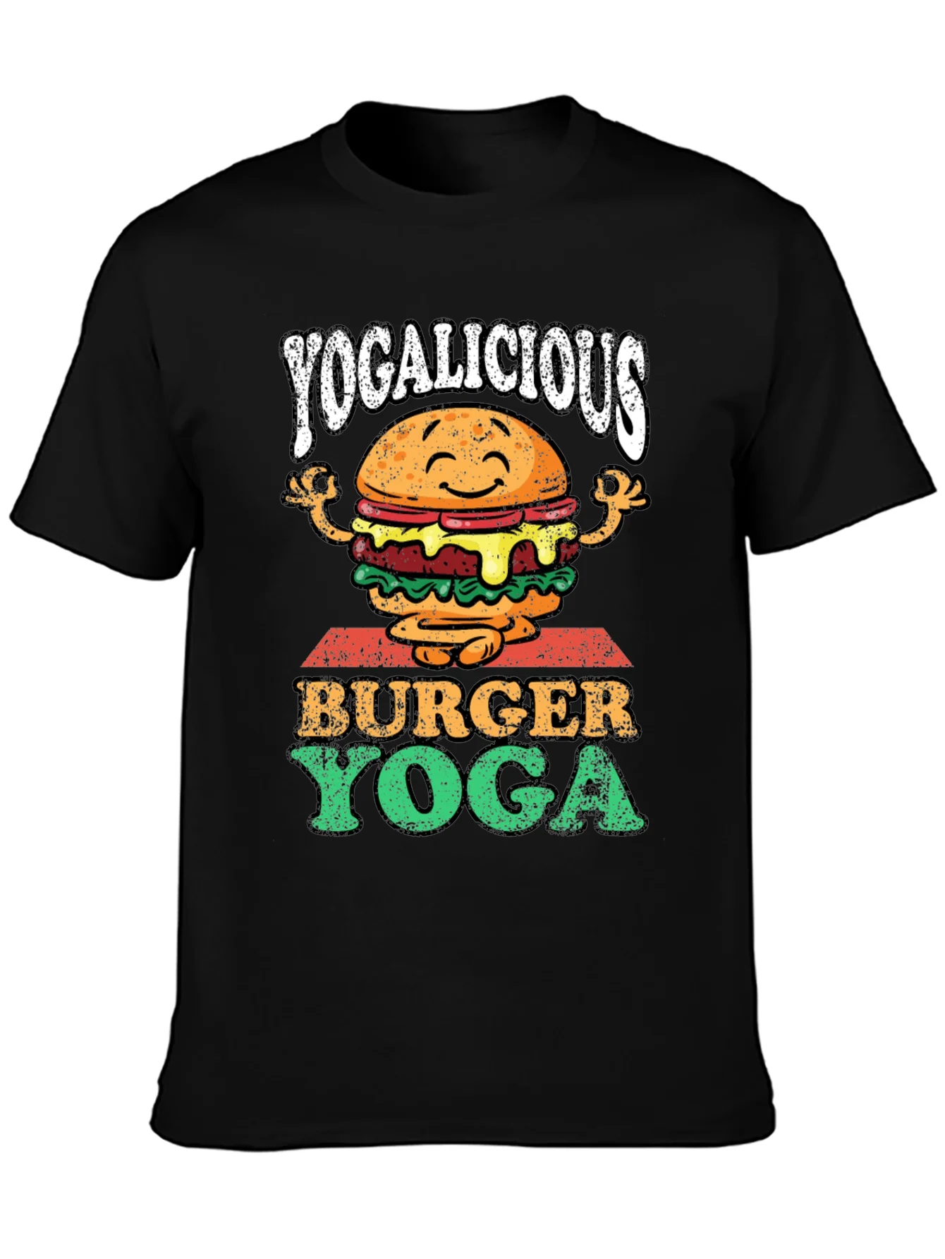 Yogalicious Burger Yoga Graphic Tee