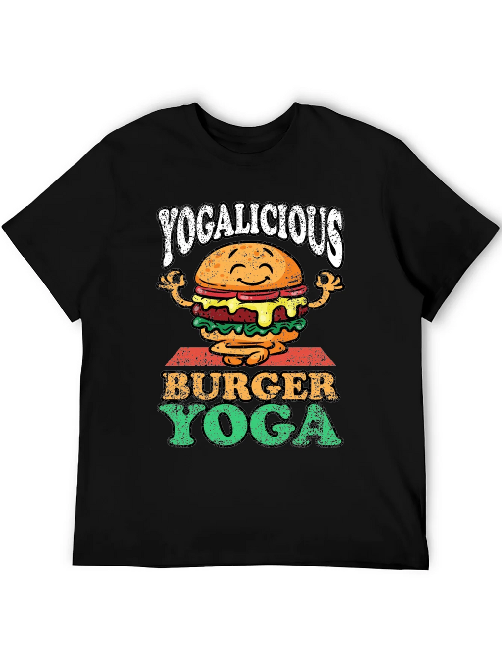 Yogalicious Burger Yoga Graphic Tee