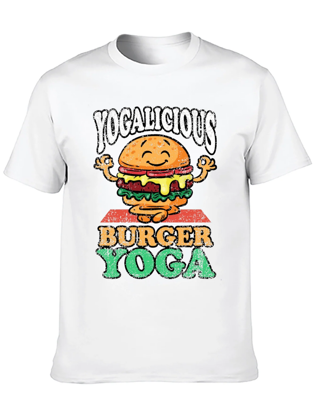 Yogalicious Burger Yoga Graphic Tee
