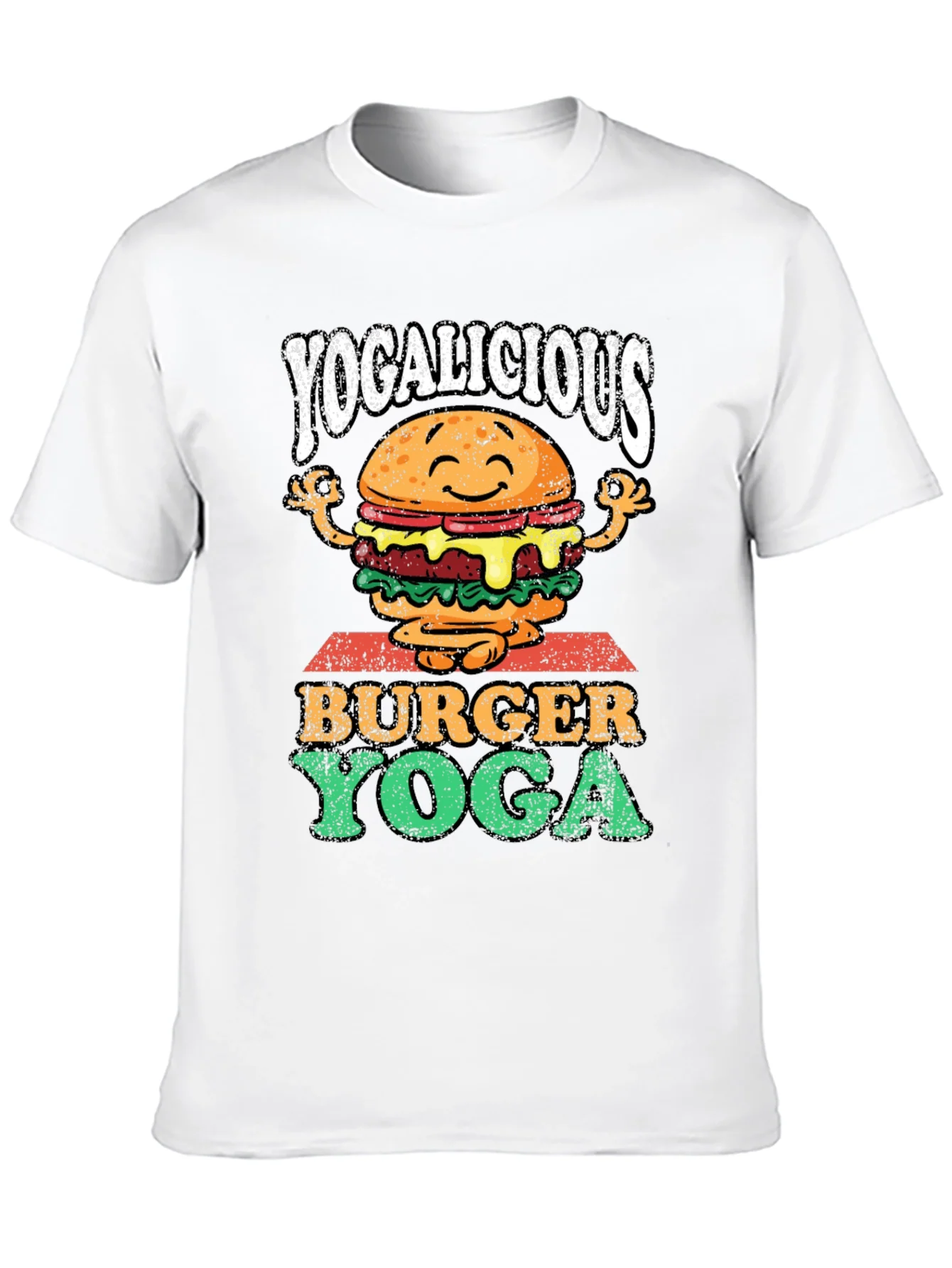 Yogalicious Burger Yoga Graphic Tee