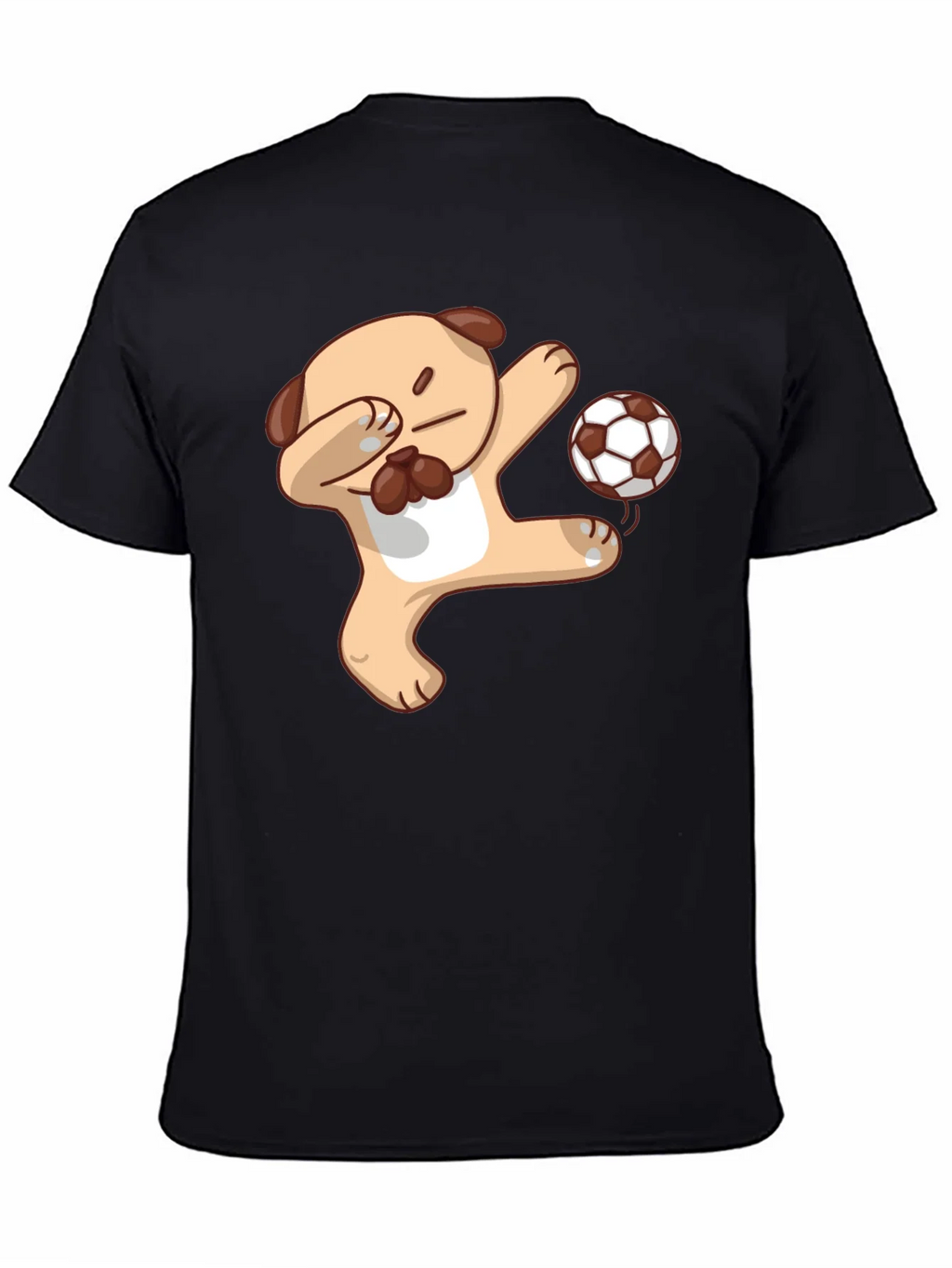 Funny Pug Soccer Dab T-Shirt