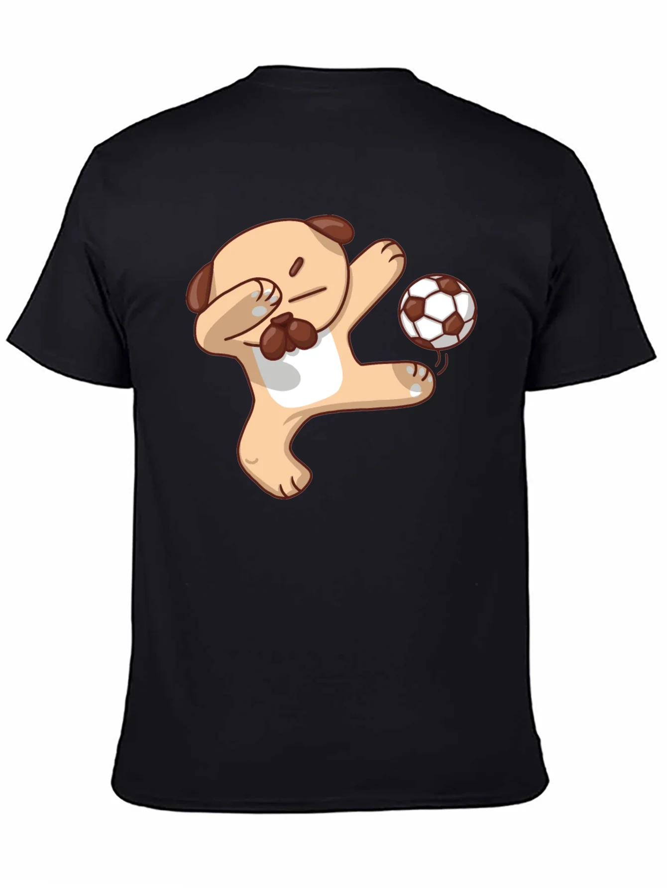 Funny Pug Soccer Dab T-Shirt