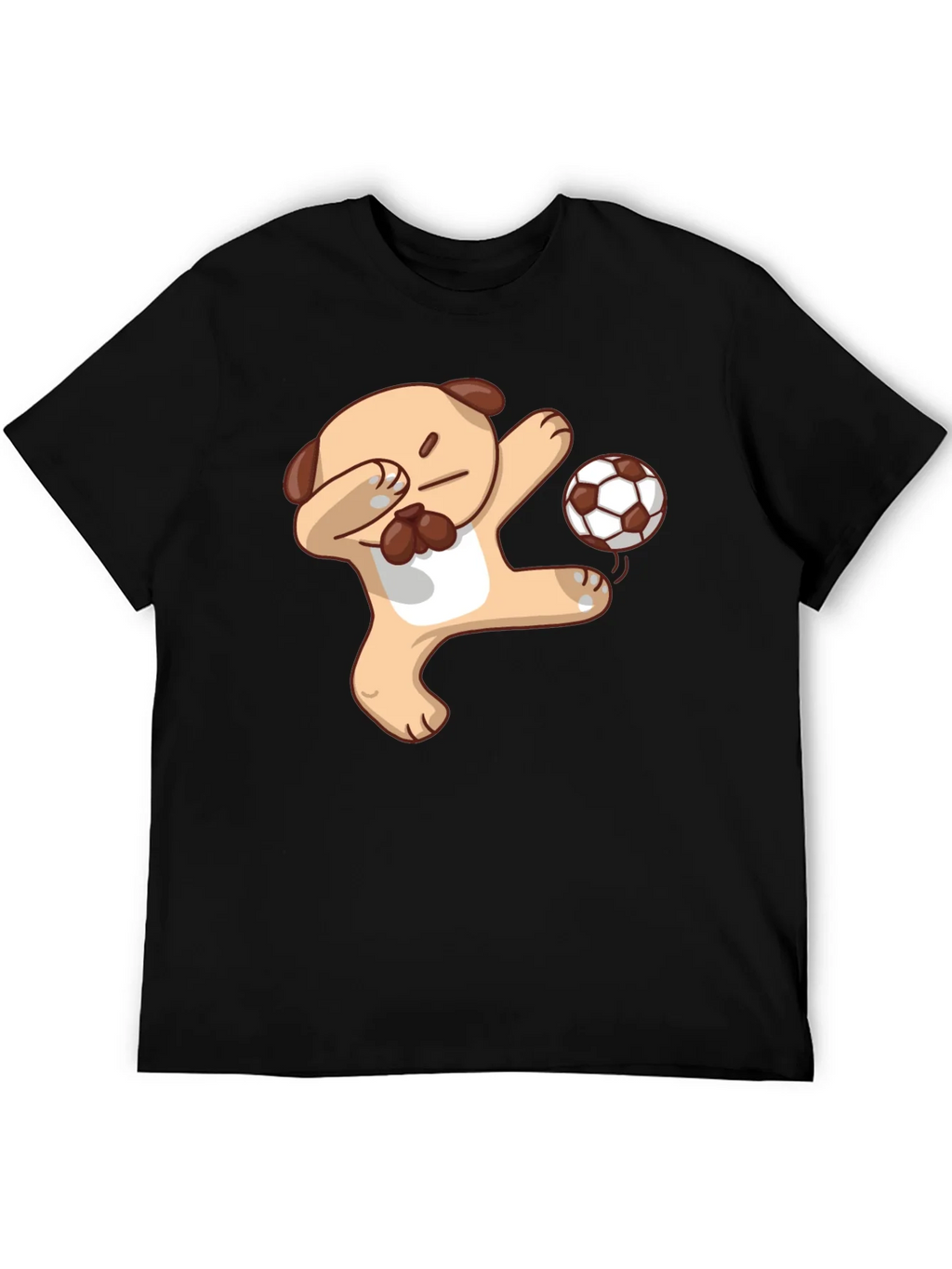 Funny Pug Soccer Dab T-Shirt