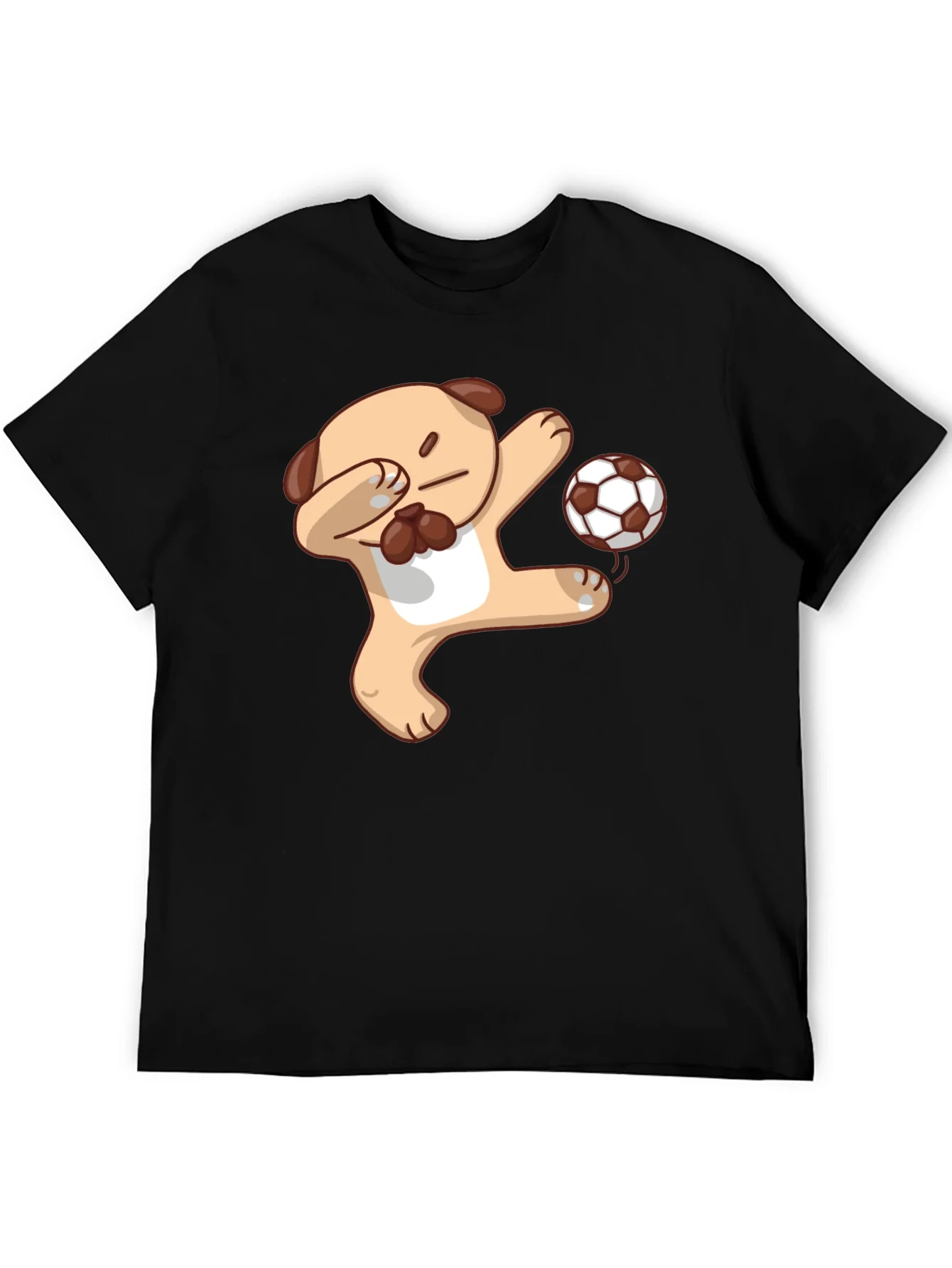 Funny Pug Soccer Dab T-Shirt