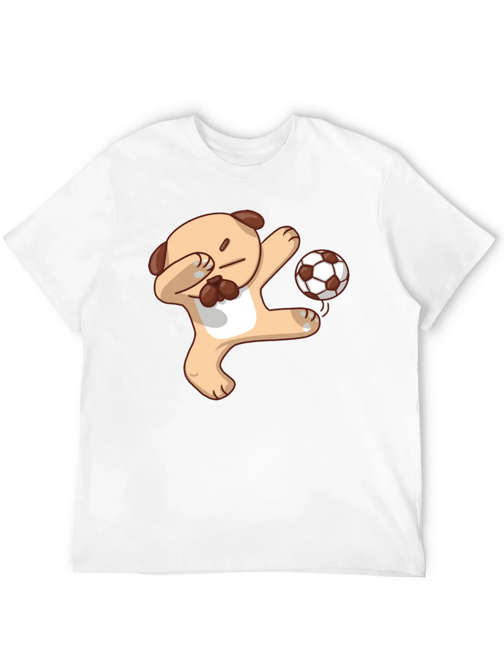 Funny Pug Soccer Dab T-Shirt