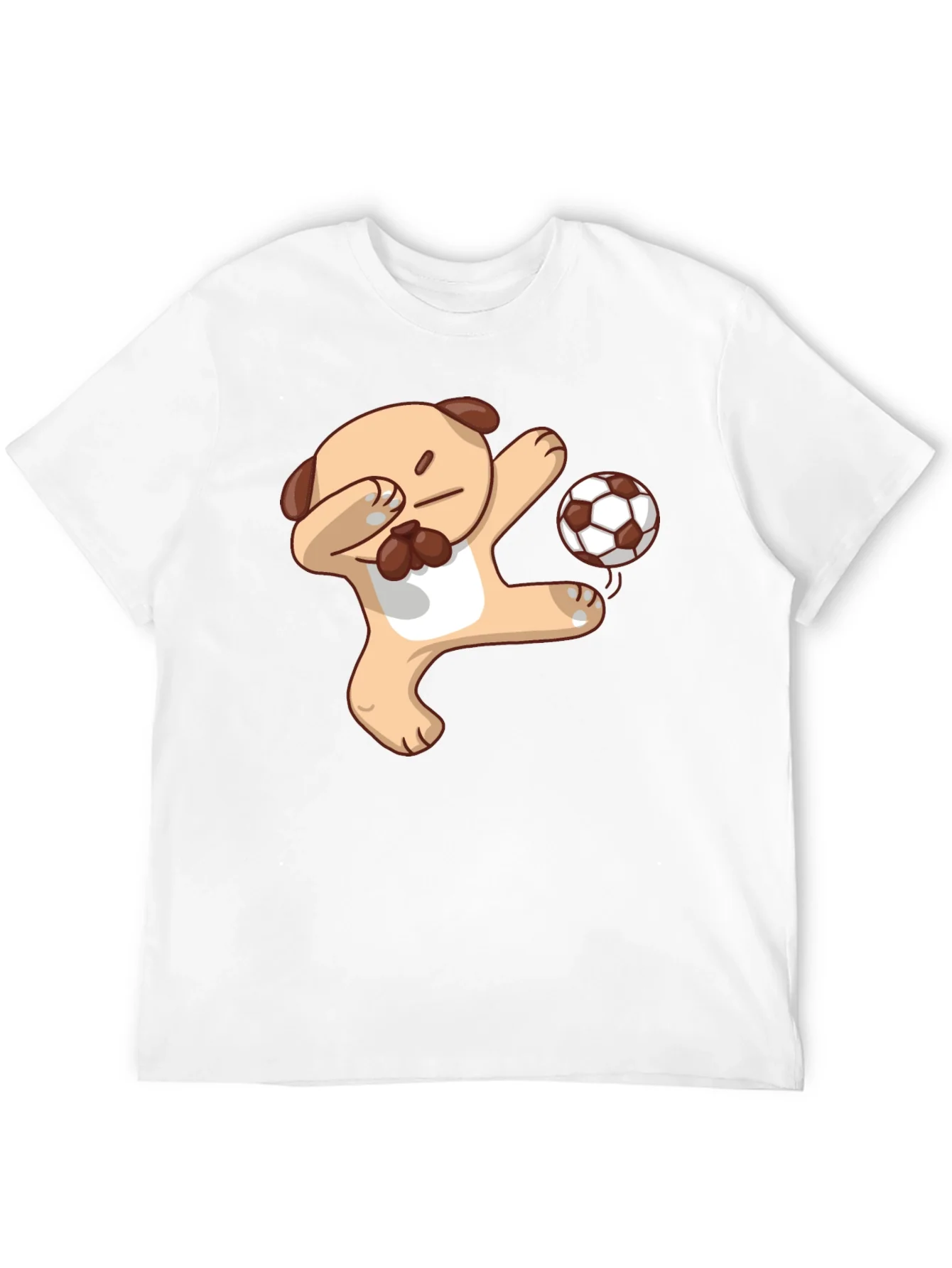 Funny Pug Soccer Dab T-Shirt