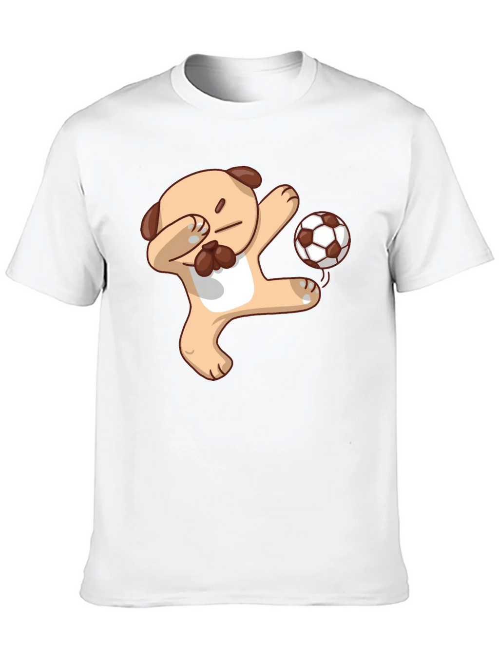 Funny Pug Soccer Dab T-Shirt