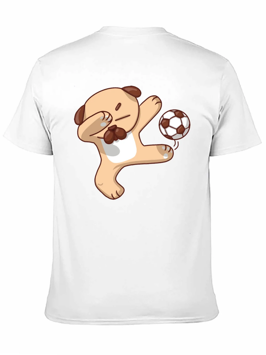 Funny Pug Soccer Dab T-Shirt