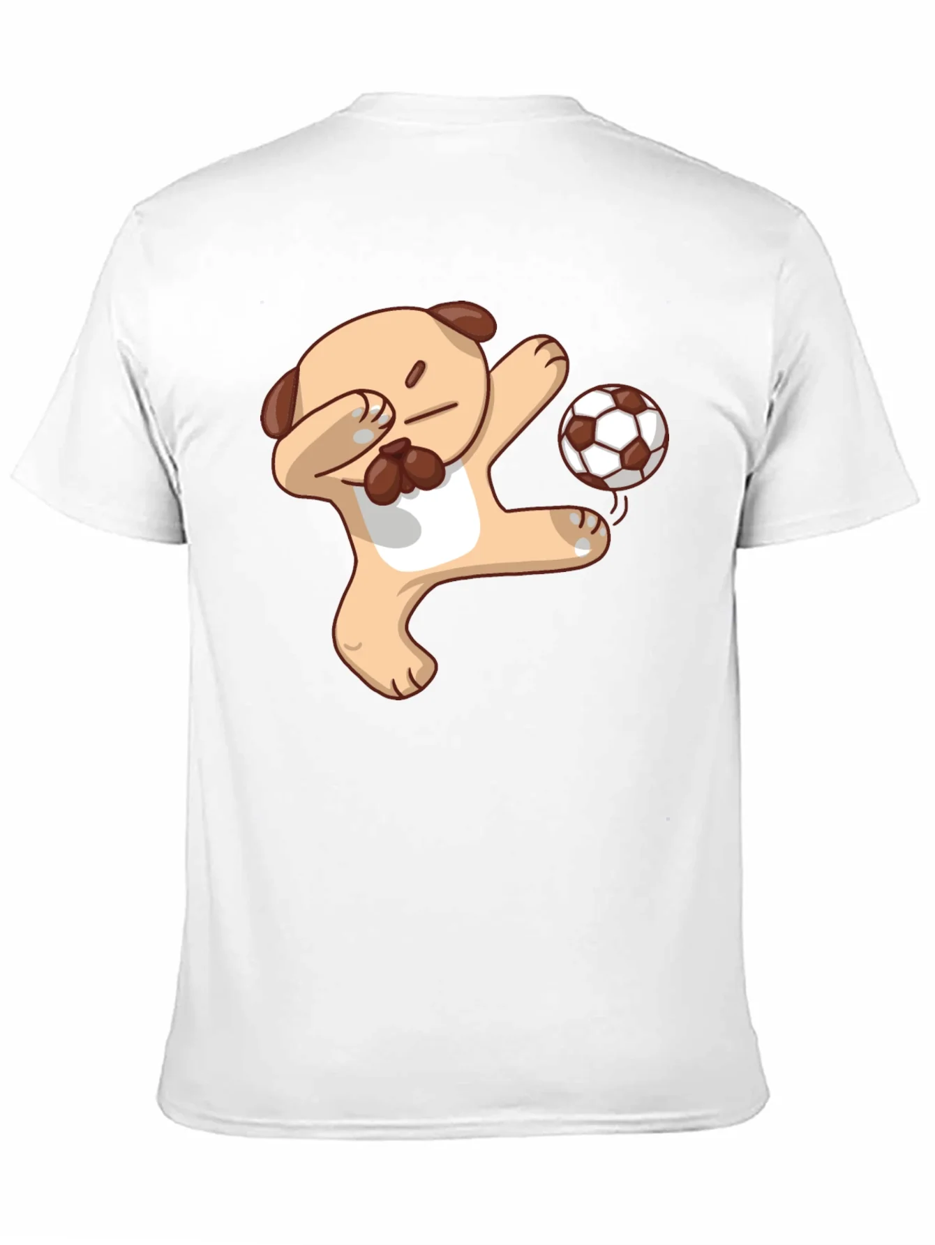 Funny Pug Soccer Dab T-Shirt