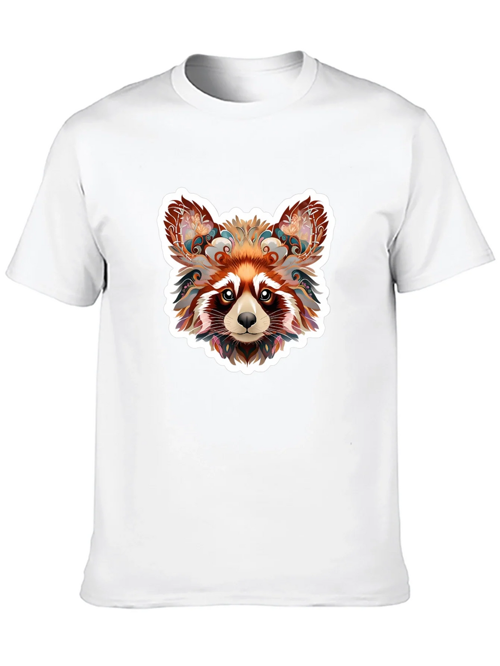 Red Panda Graphic Tee - Stylish Animal Print Shirt