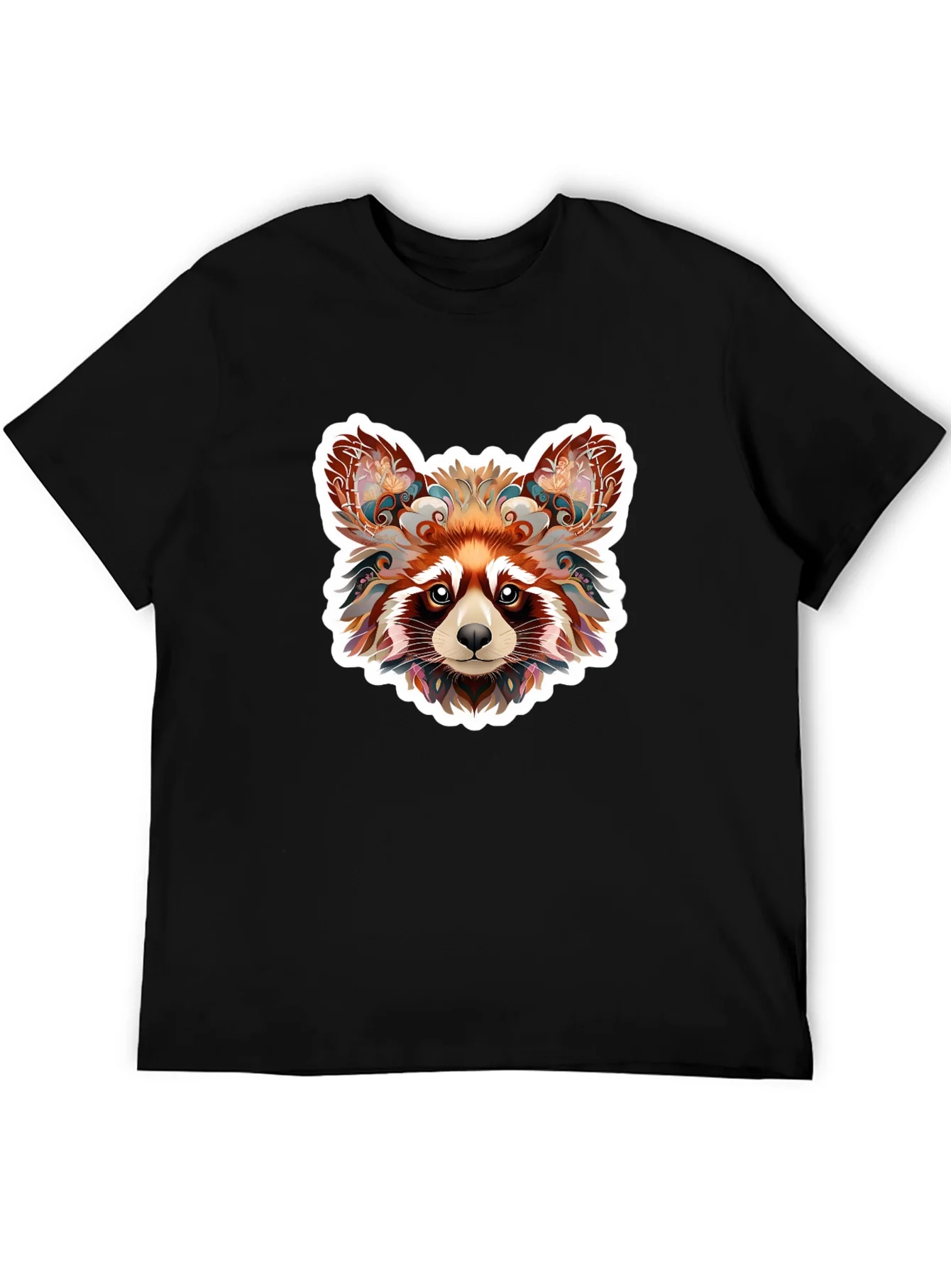 Red Panda Graphic Tee - Stylish Animal Print Shirt