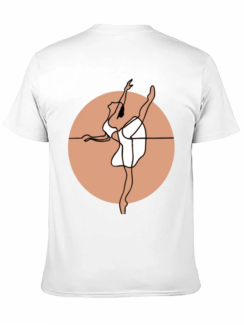 Ballet Dancer Graphic Tee - Stylish Black Cotton Shirt