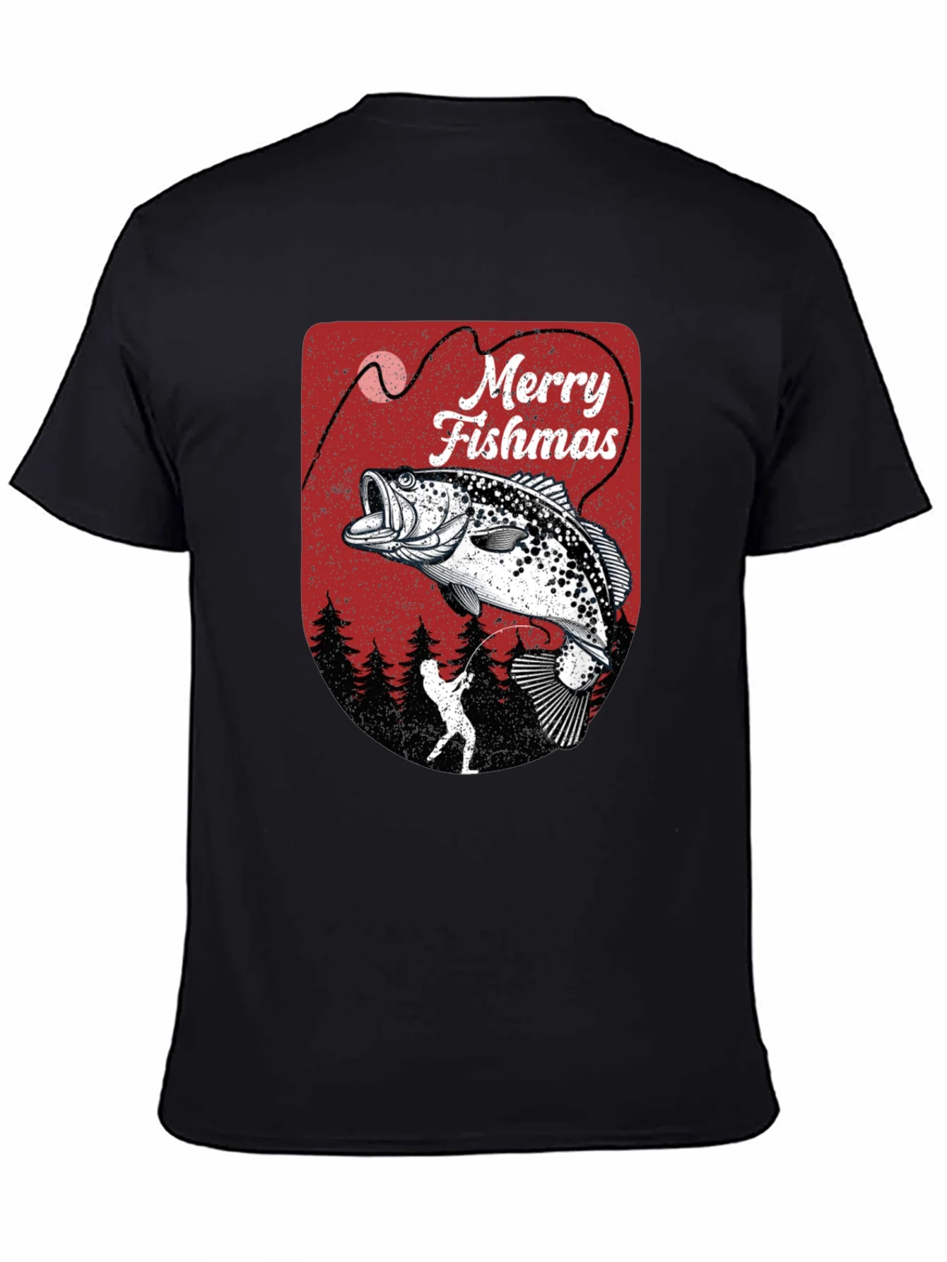 Merry Fishmas Fishing T-Shirt
