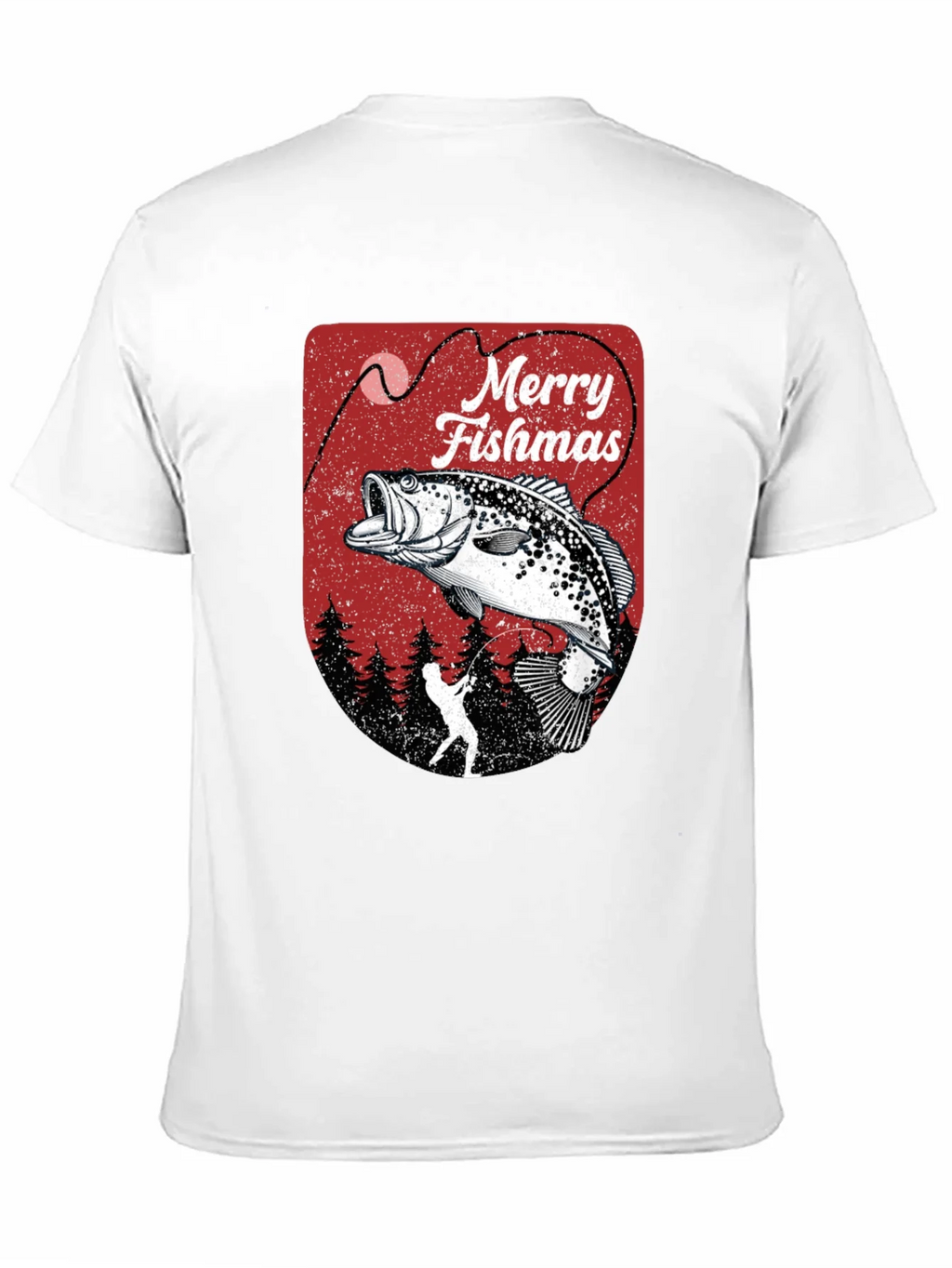 Merry Fishmas Fishing T-Shirt