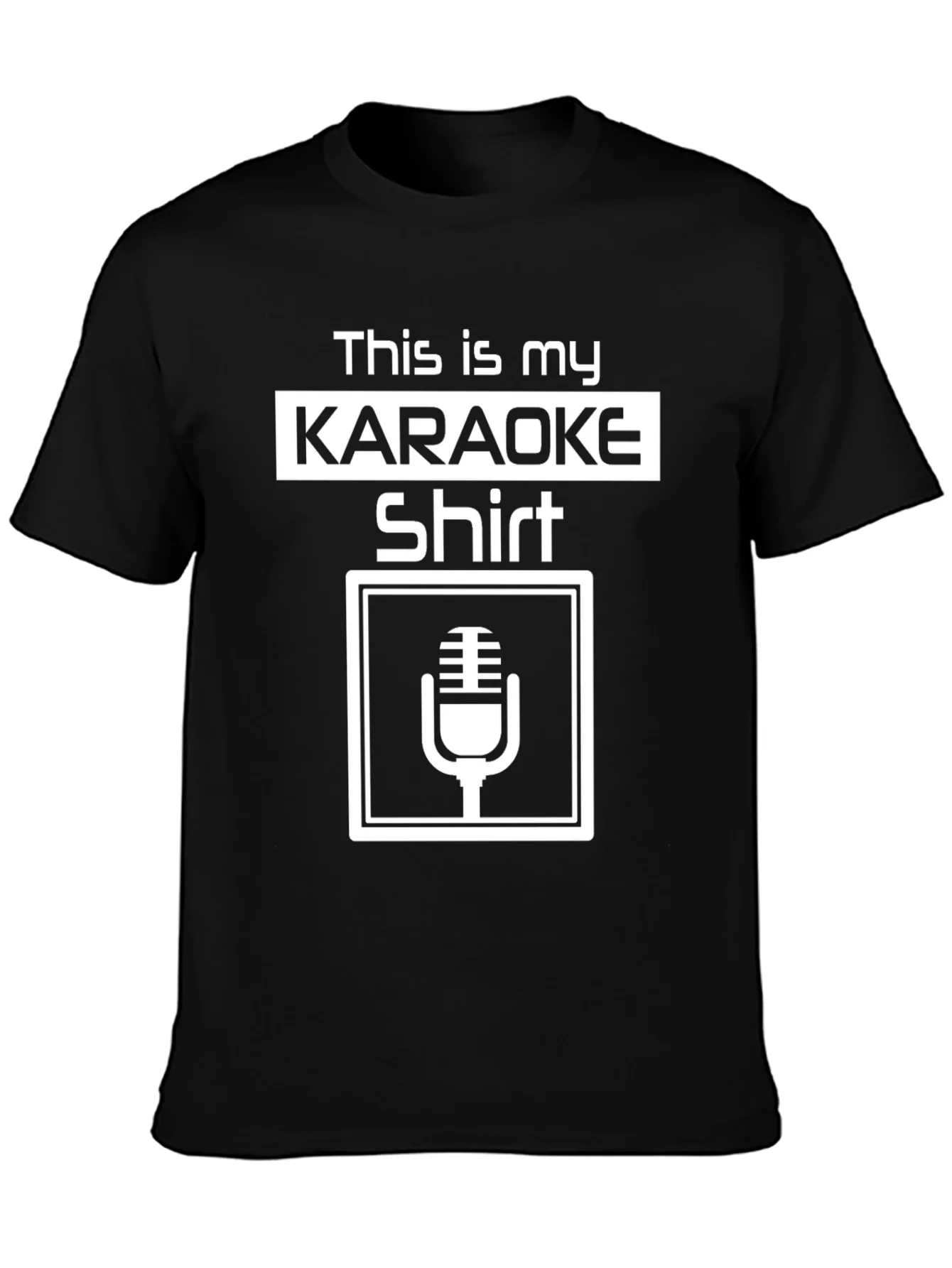 Karaoke Shirt - This is My Karaoke Shirt Funny Tee