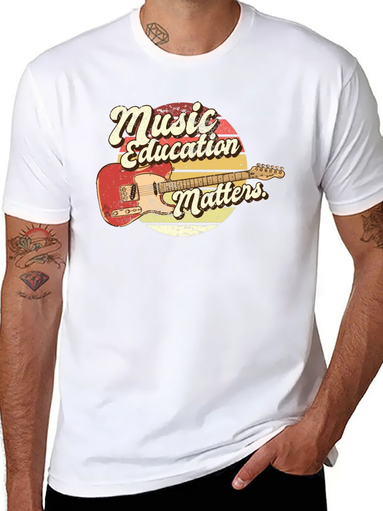 Music Education Matters Guitar T-Shirt