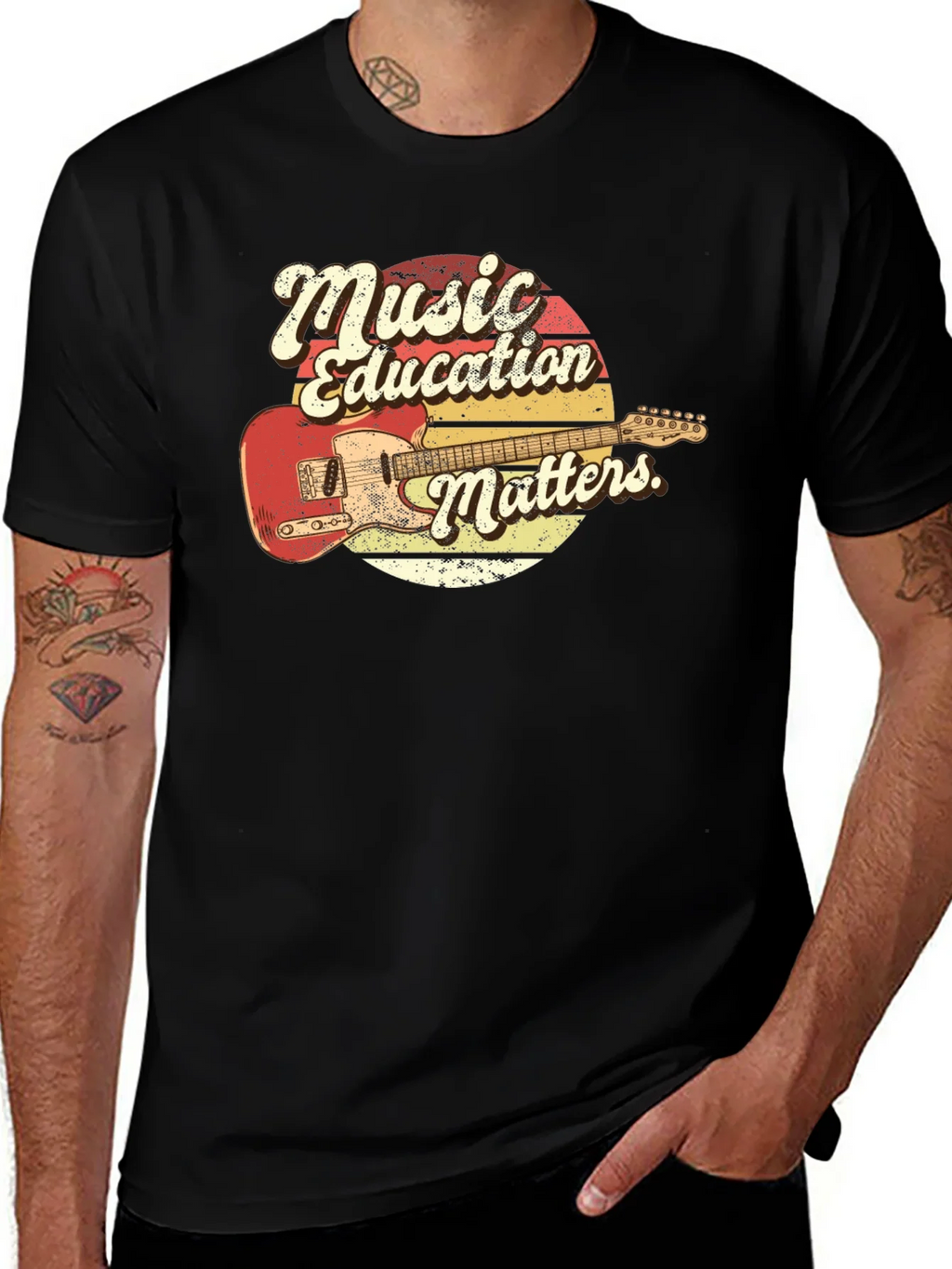 Music Education Matters Guitar T-Shirt