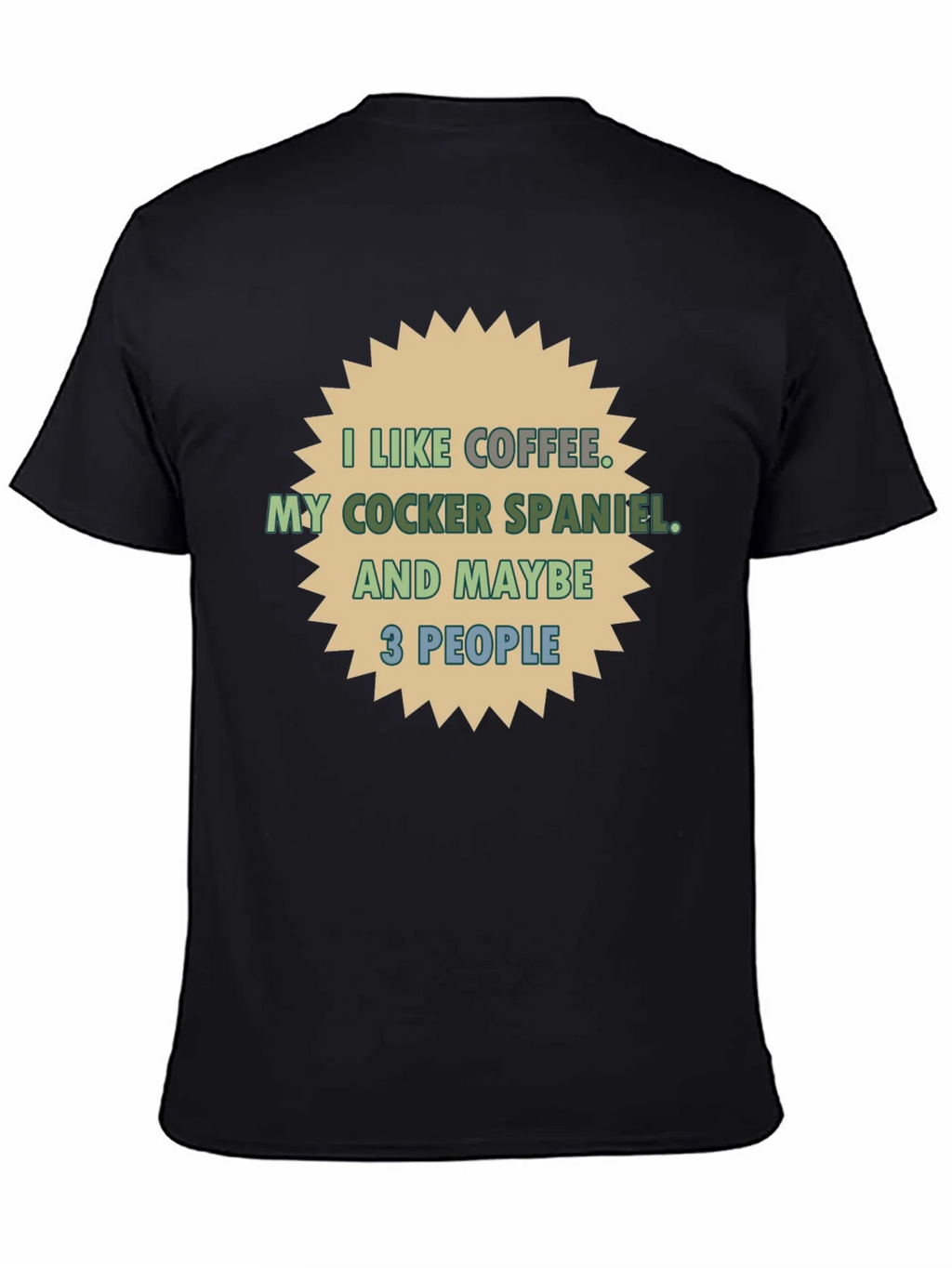 Coffee & Cocker Spaniel T-Shirt - Novelty Tee