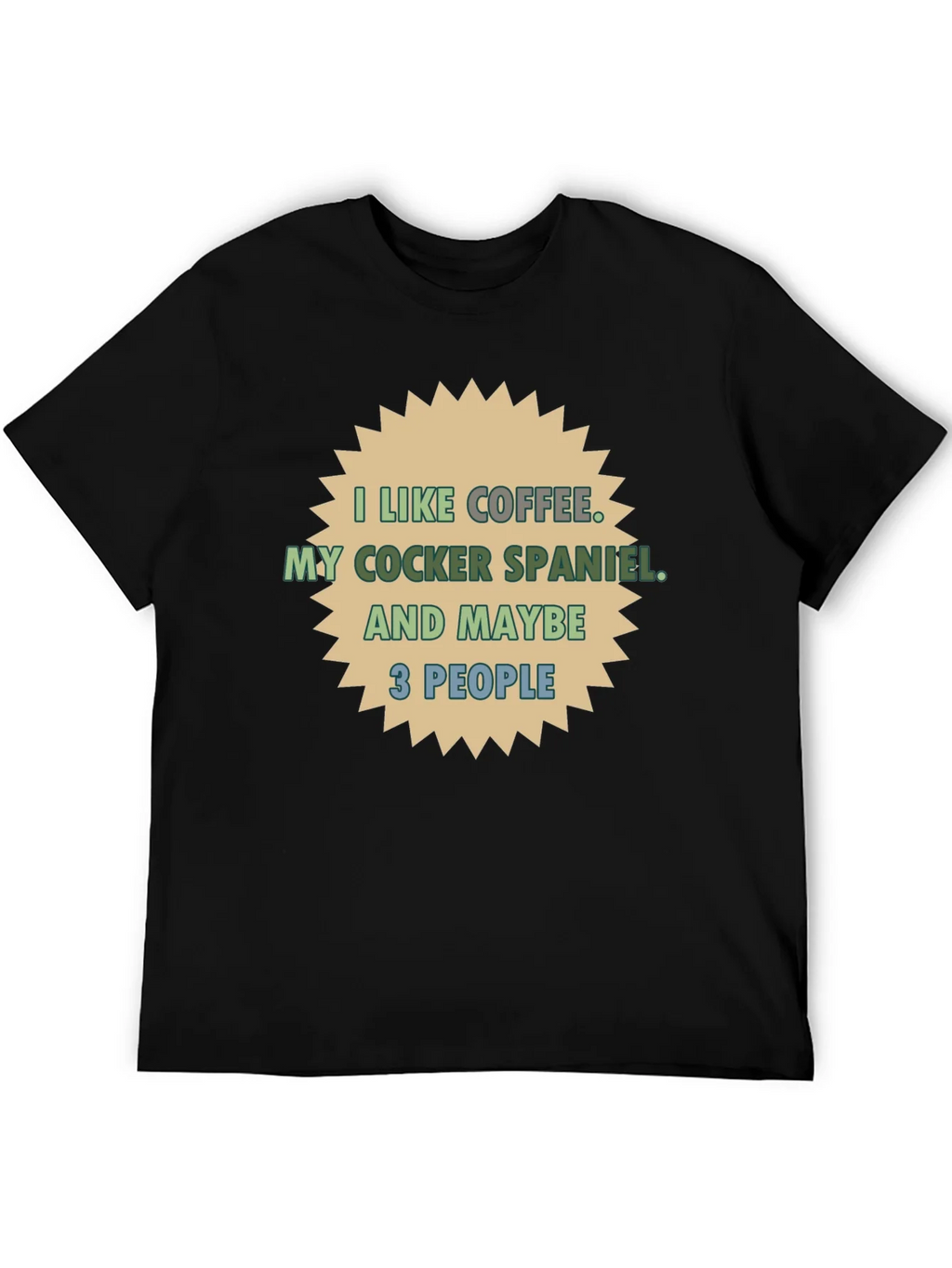 Coffee & Cocker Spaniel T-Shirt - Novelty Tee