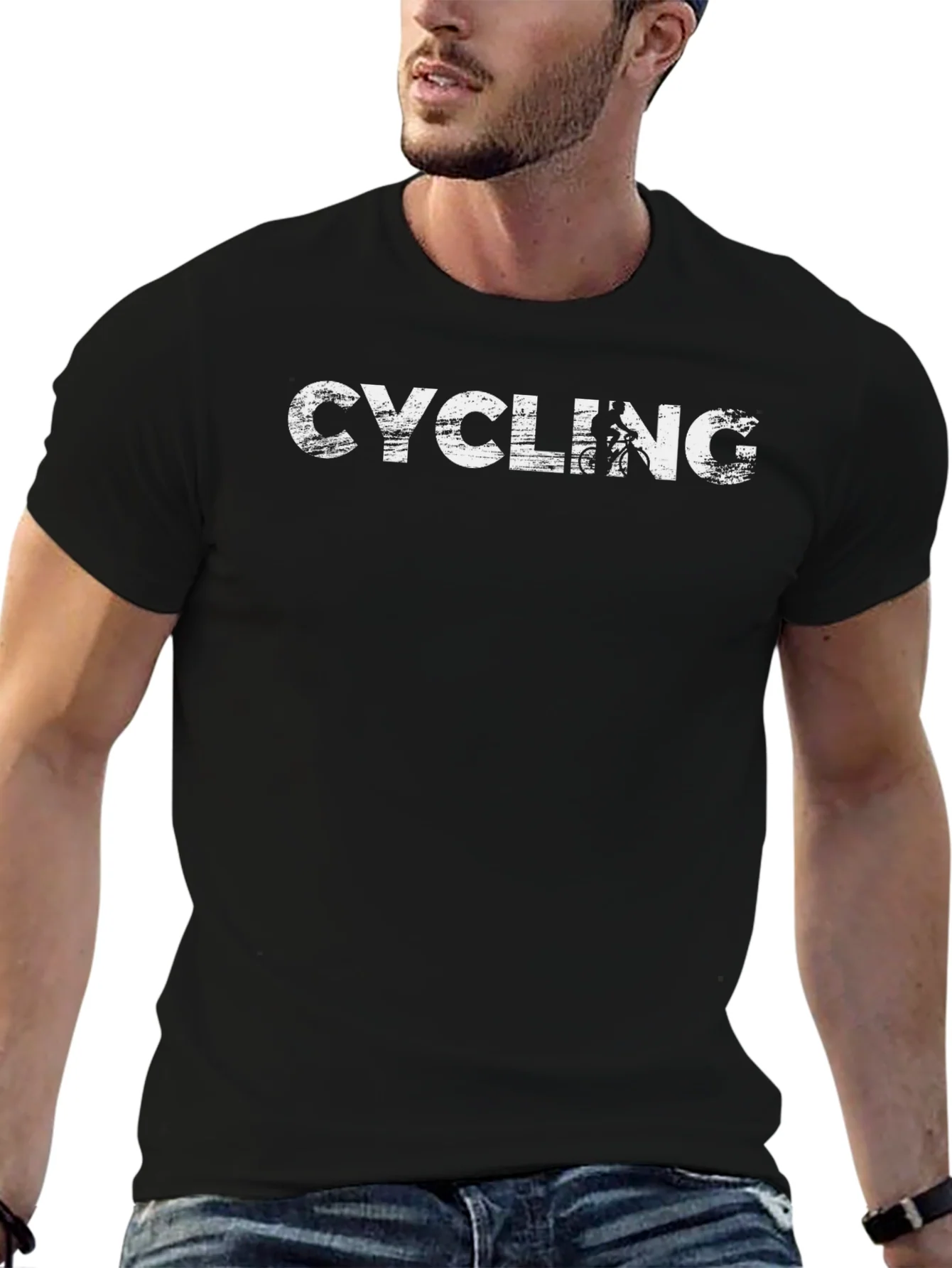 Cycling Graphic Tee - Ride in Style!