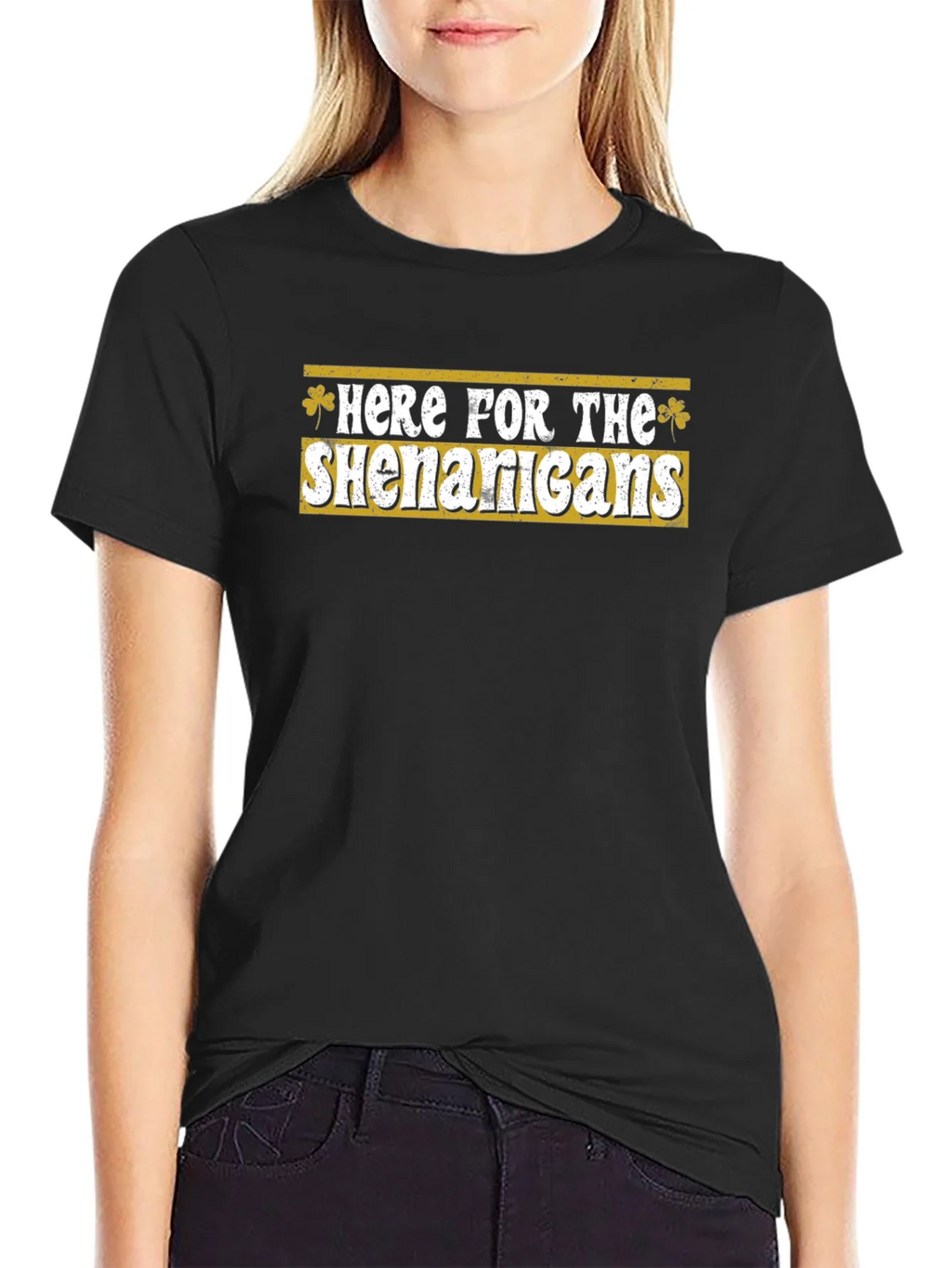 Here for the Shenanigans St. Patricks Day Tee