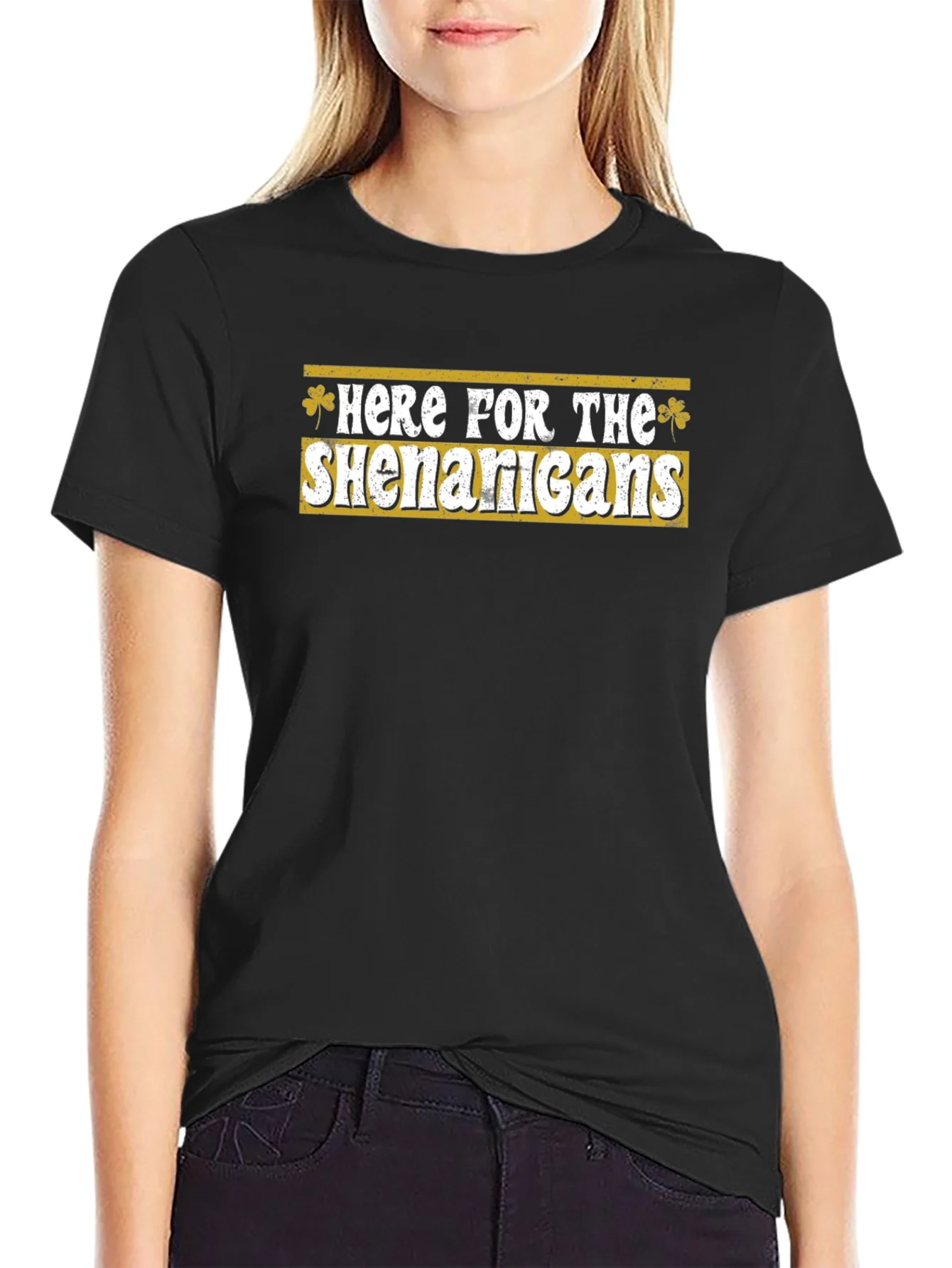 Here for the Shenanigans St. Patricks Day Tee