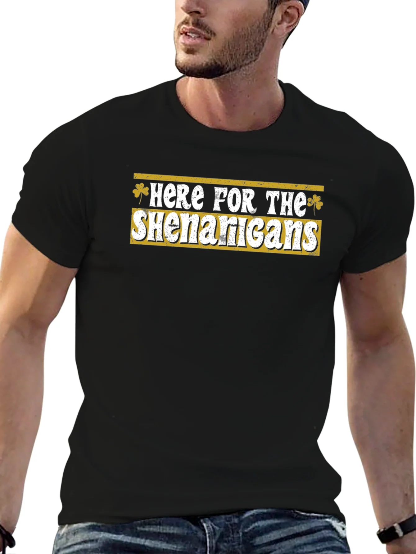 Here for the Shenanigans St. Patricks Day Tee