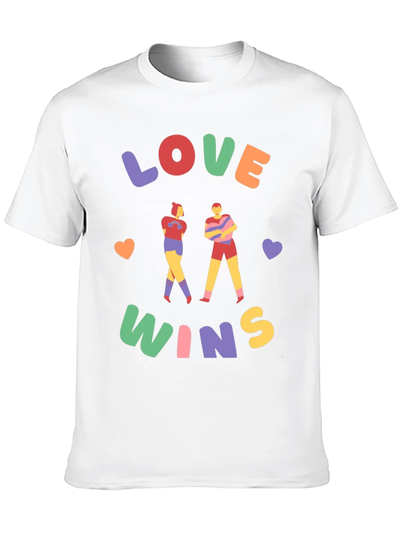 Love Wins Graphic Tee - Pride Celebration Shirt