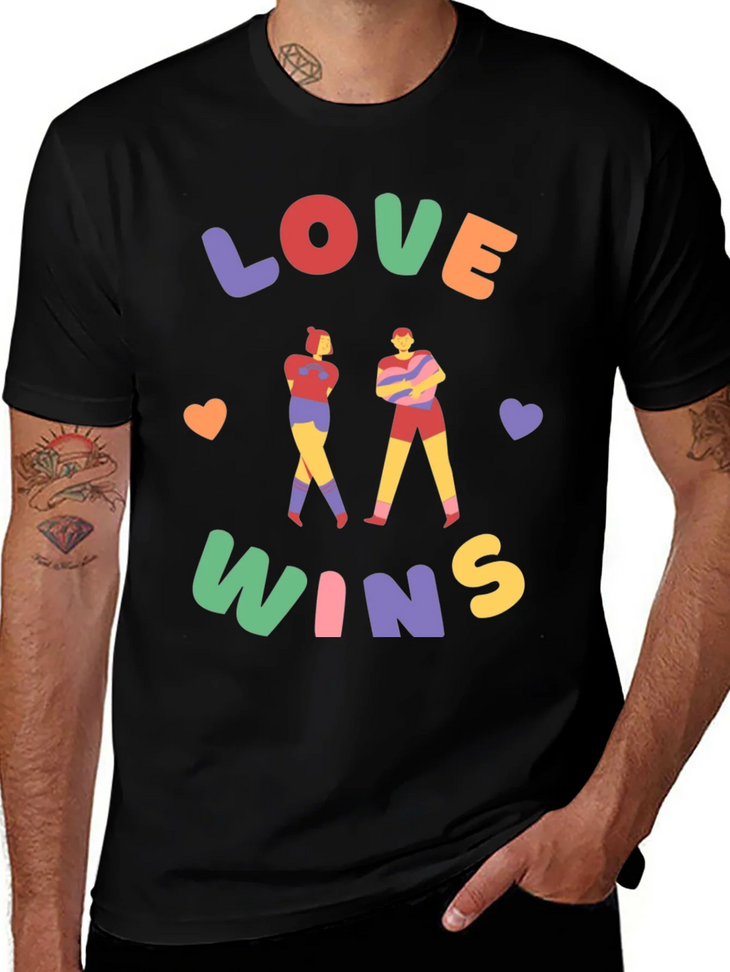 Love Wins Graphic Tee - Pride Celebration Shirt