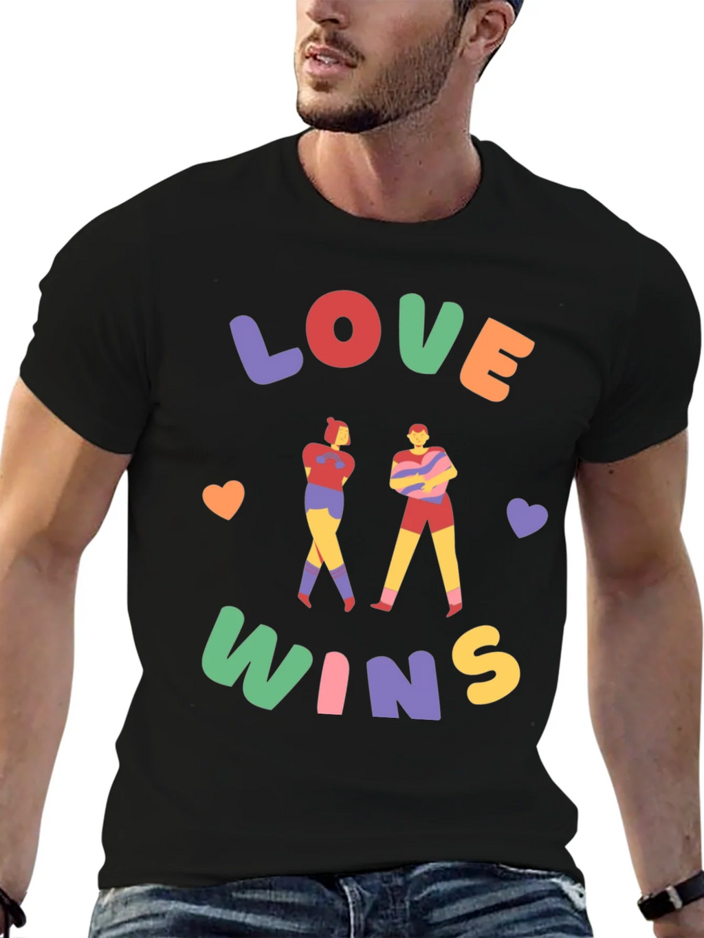 Love Wins Graphic Tee - Pride Celebration Shirt
