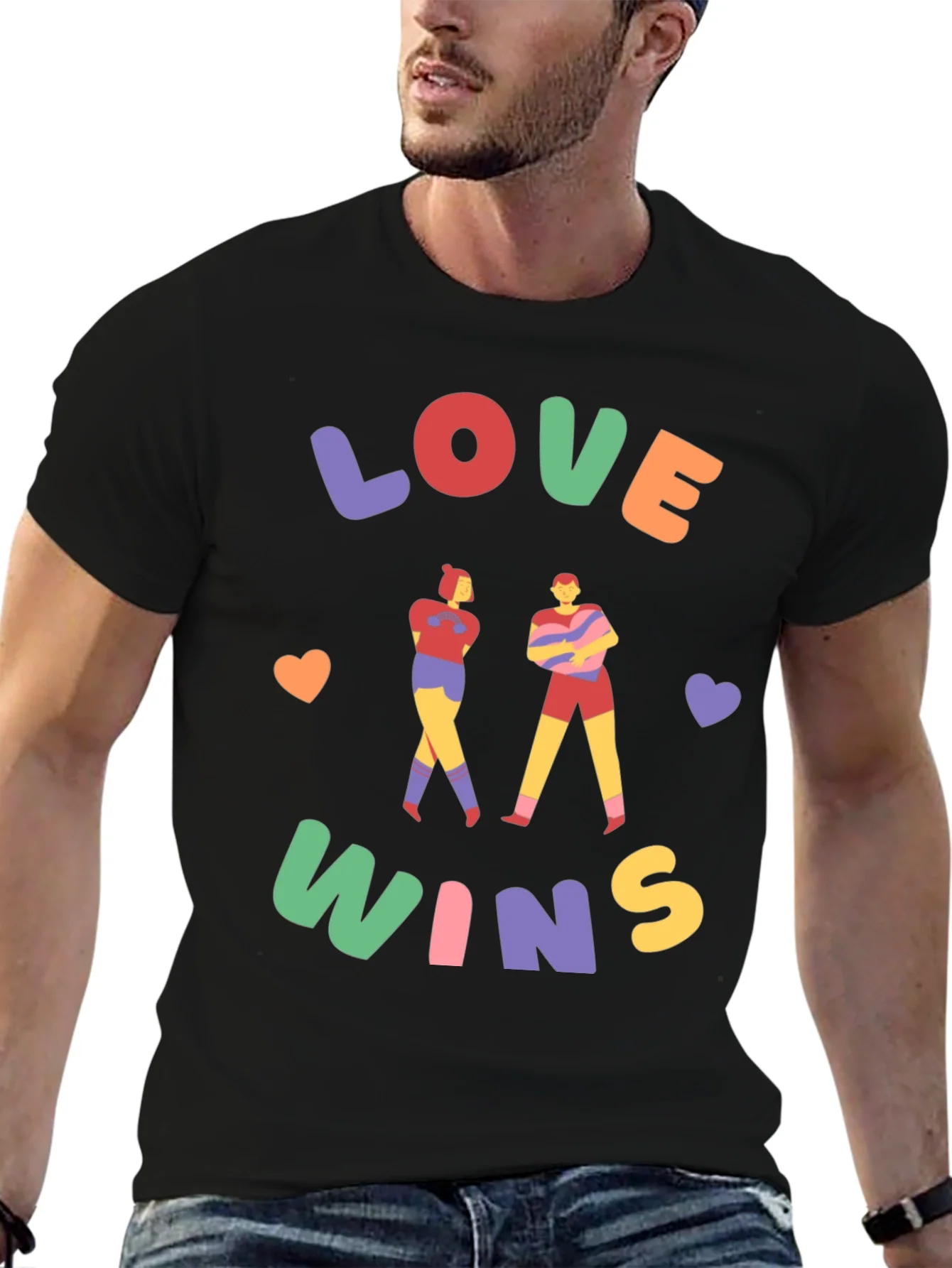 Love Wins Graphic Tee - Pride Celebration Shirt