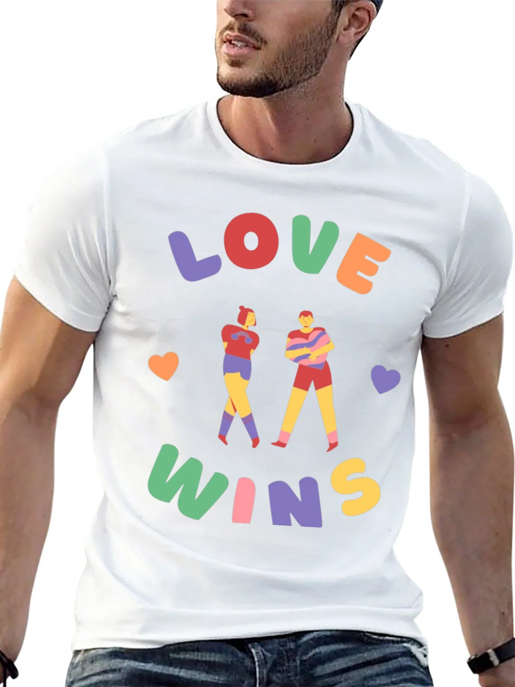 Love Wins Graphic Tee - Pride Celebration Shirt