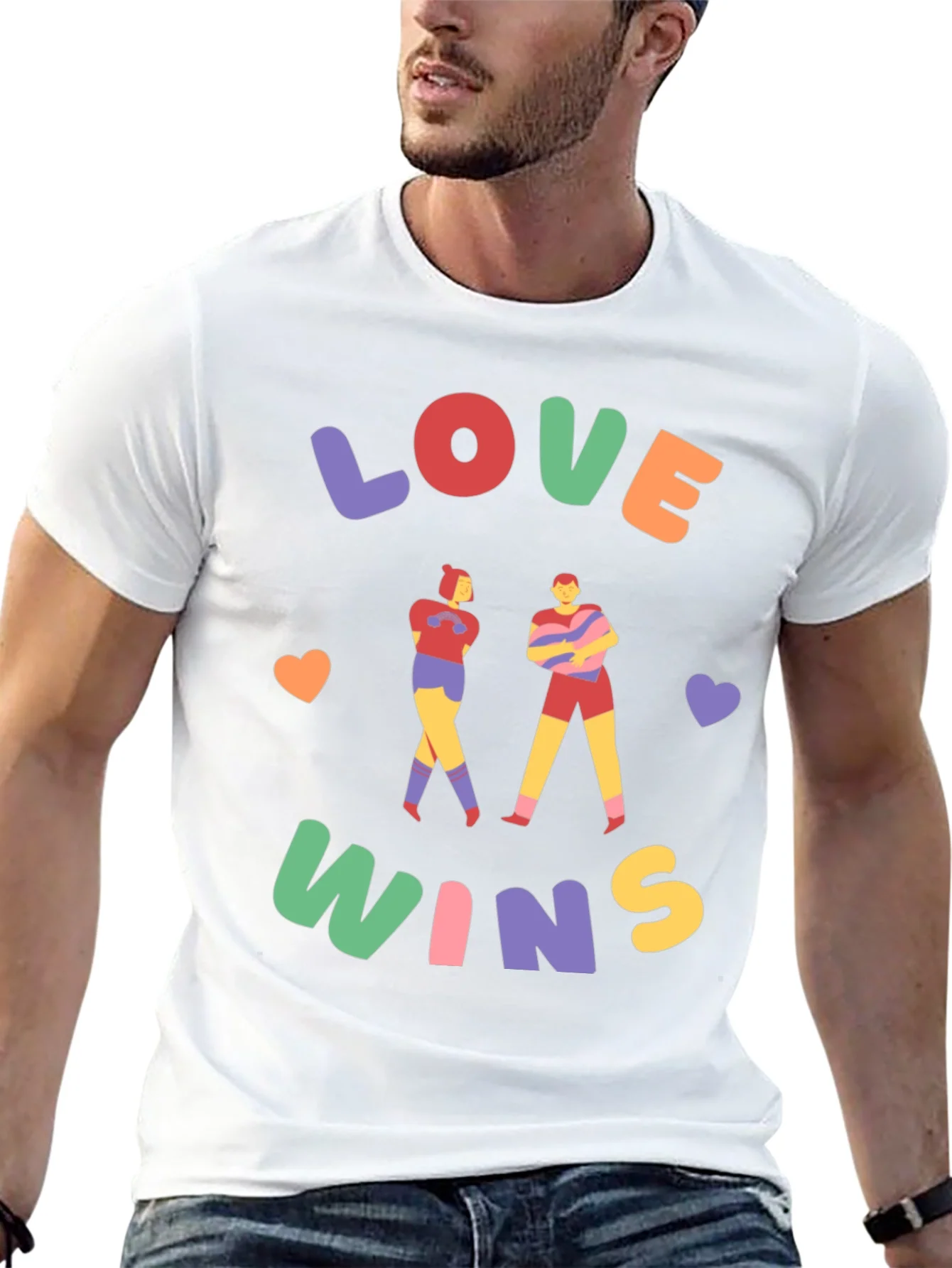 Love Wins Graphic Tee - Pride Celebration Shirt