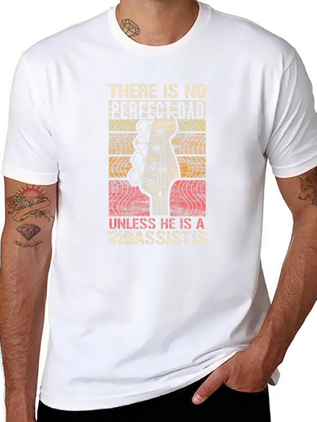Bassist Dad T-Shirt - Musician Fathers Day Tee