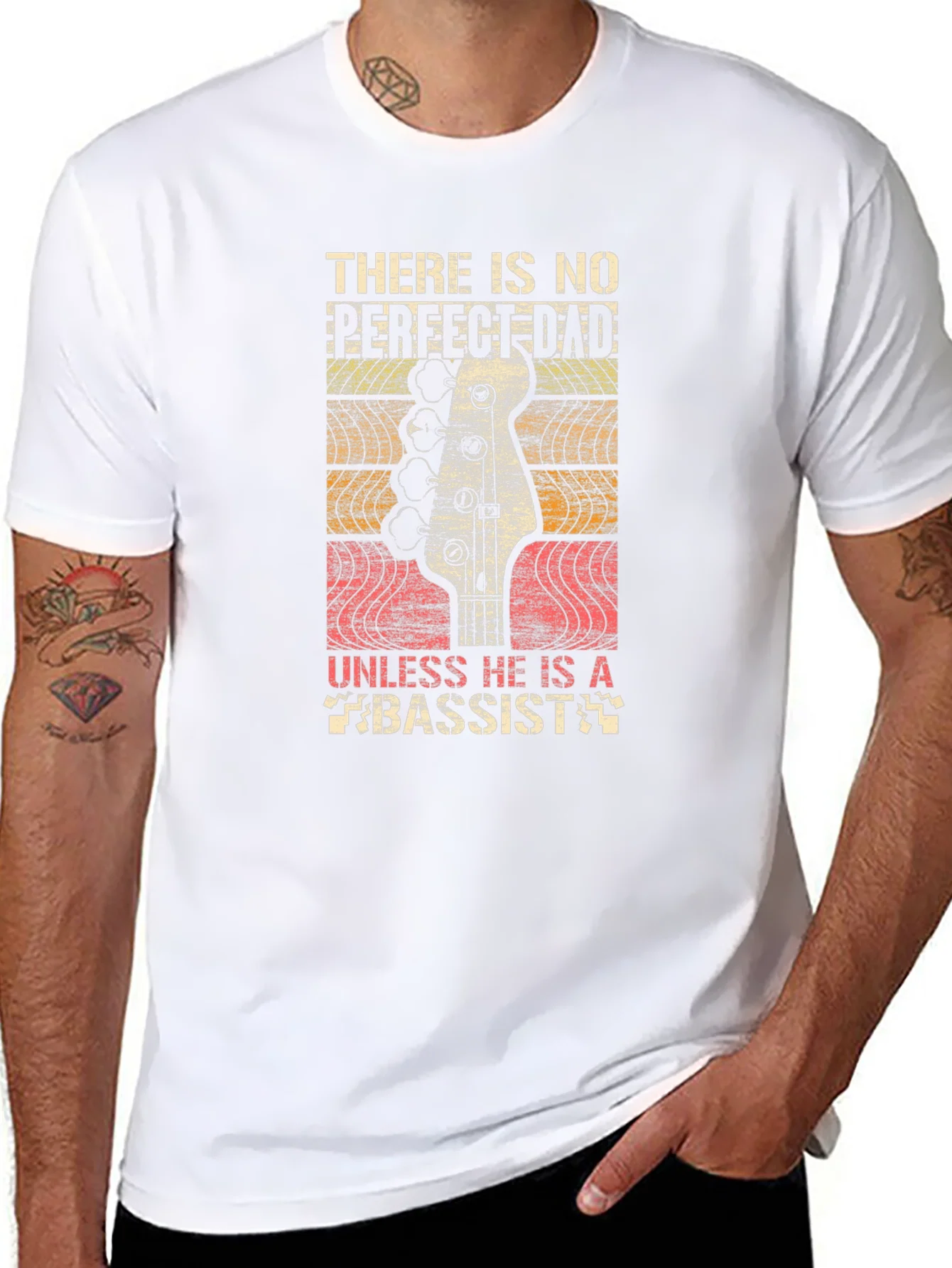 Bassist Dad T-Shirt - Musician Fathers Day Tee