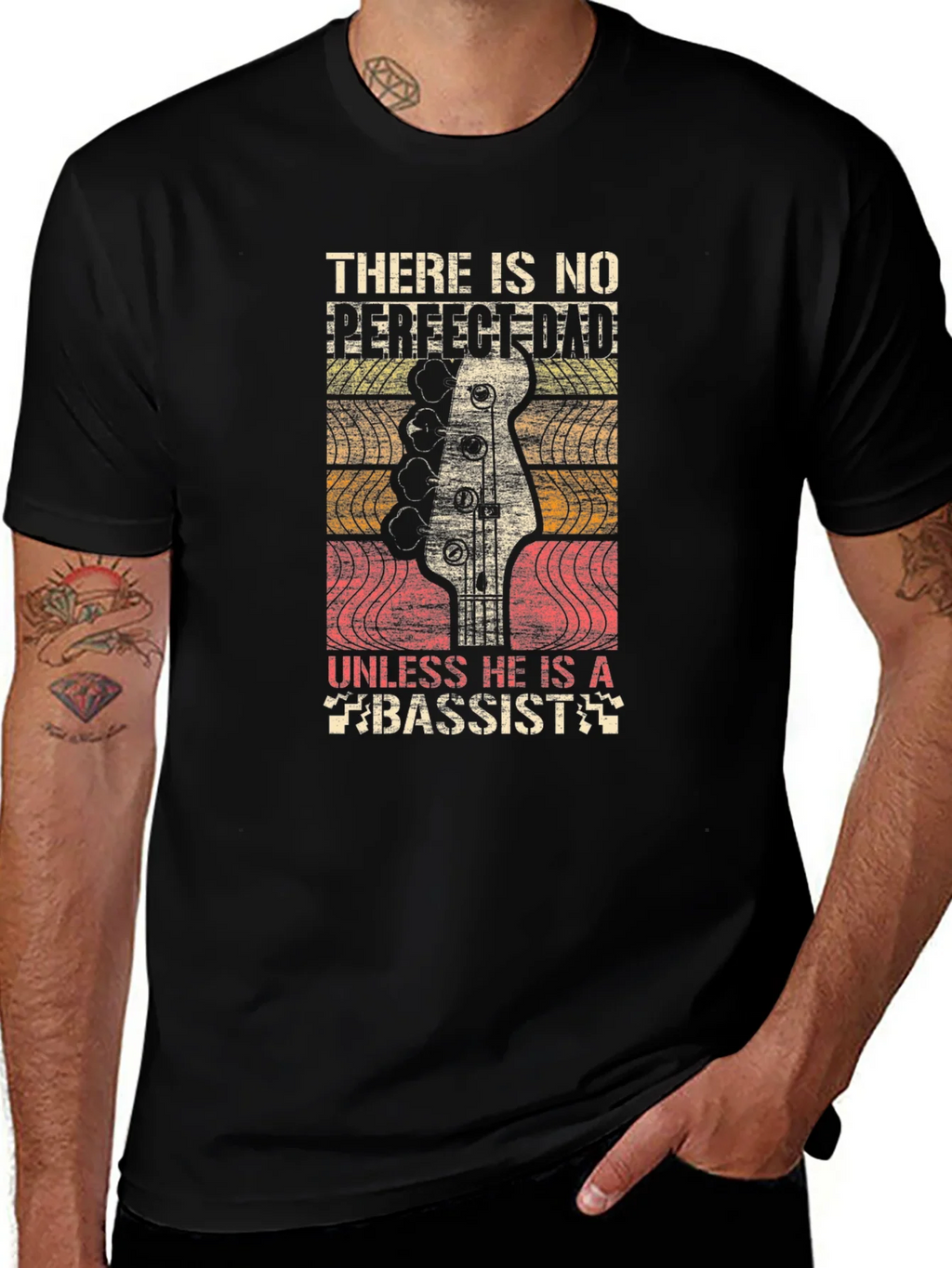 Bassist Dad T-Shirt - Musician Fathers Day Tee