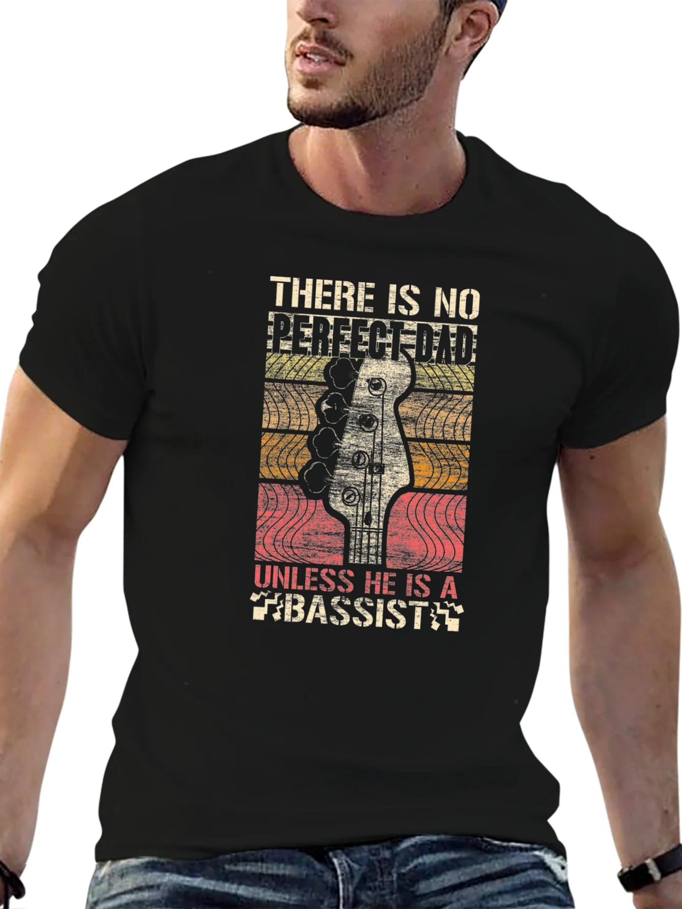Bassist Dad T-Shirt - Musician Fathers Day Tee