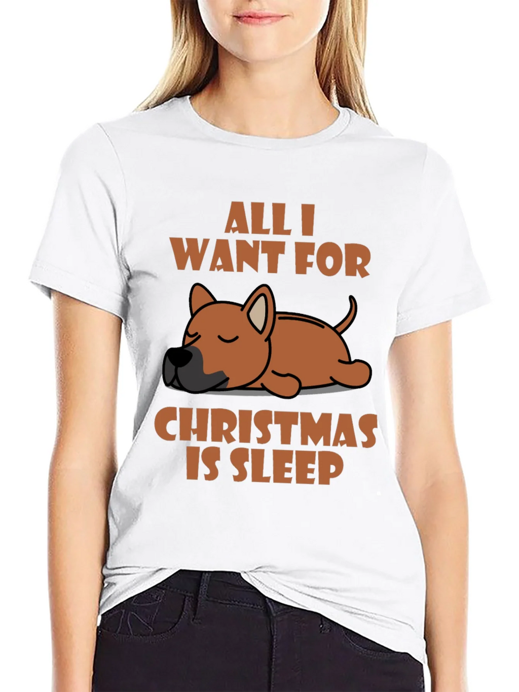 All I Want for Christmas is Sleep T-Shirt