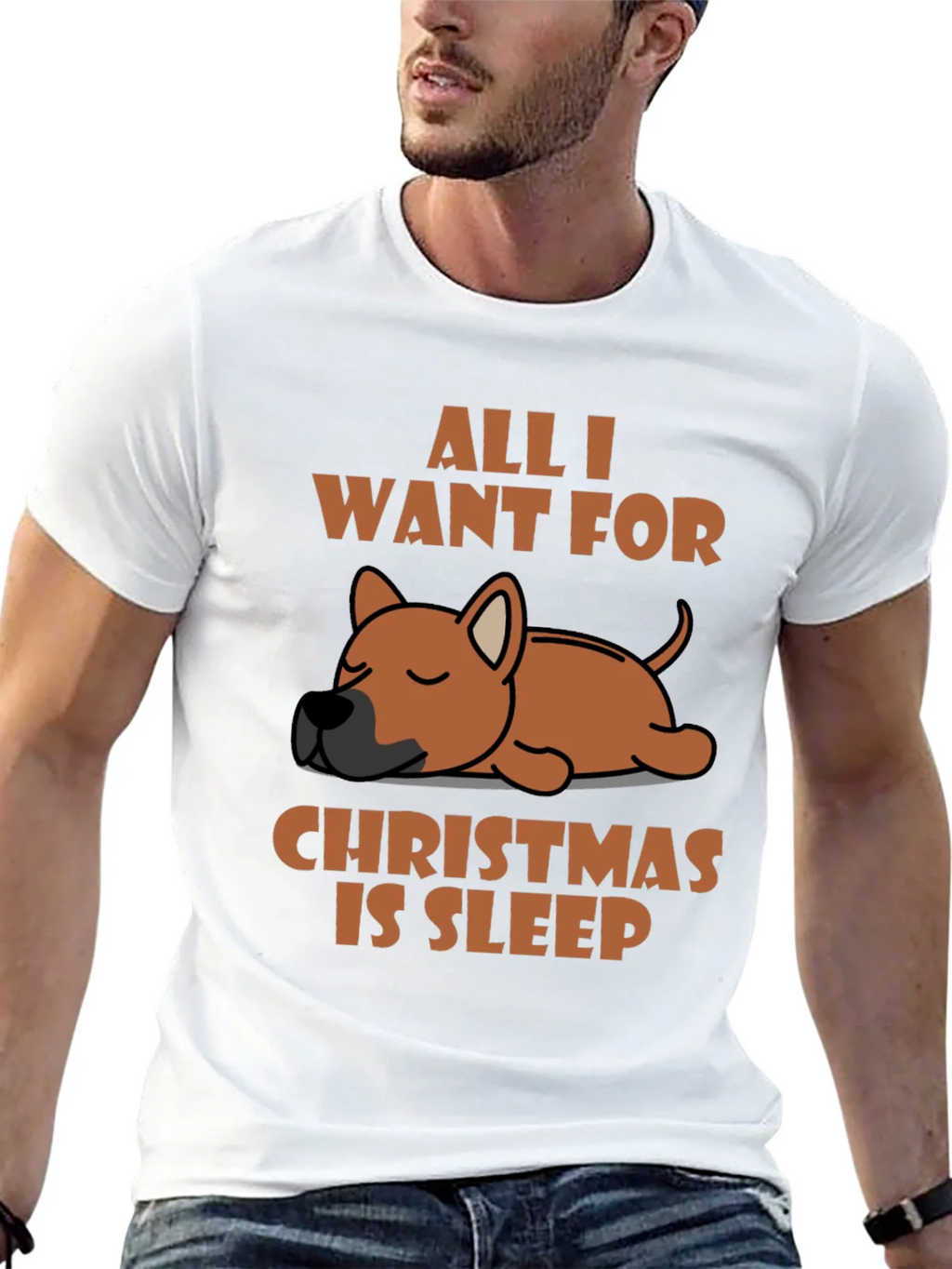 All I Want for Christmas is Sleep T-Shirt