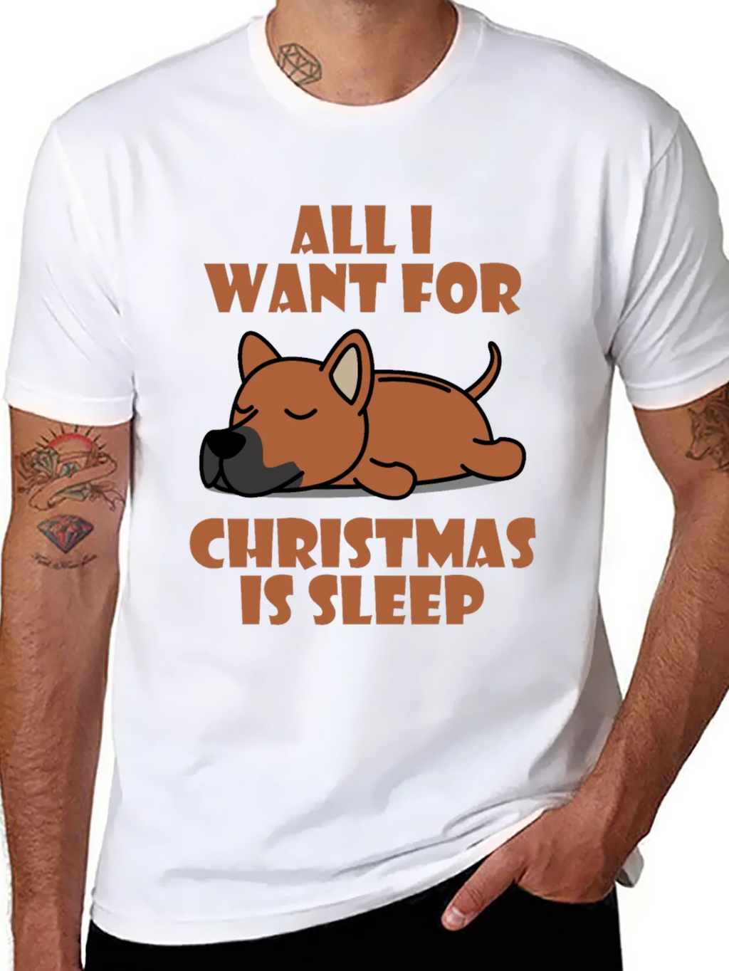 All I Want for Christmas is Sleep T-Shirt