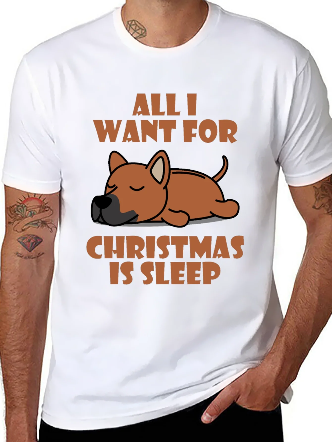 All I Want for Christmas is Sleep T-Shirt