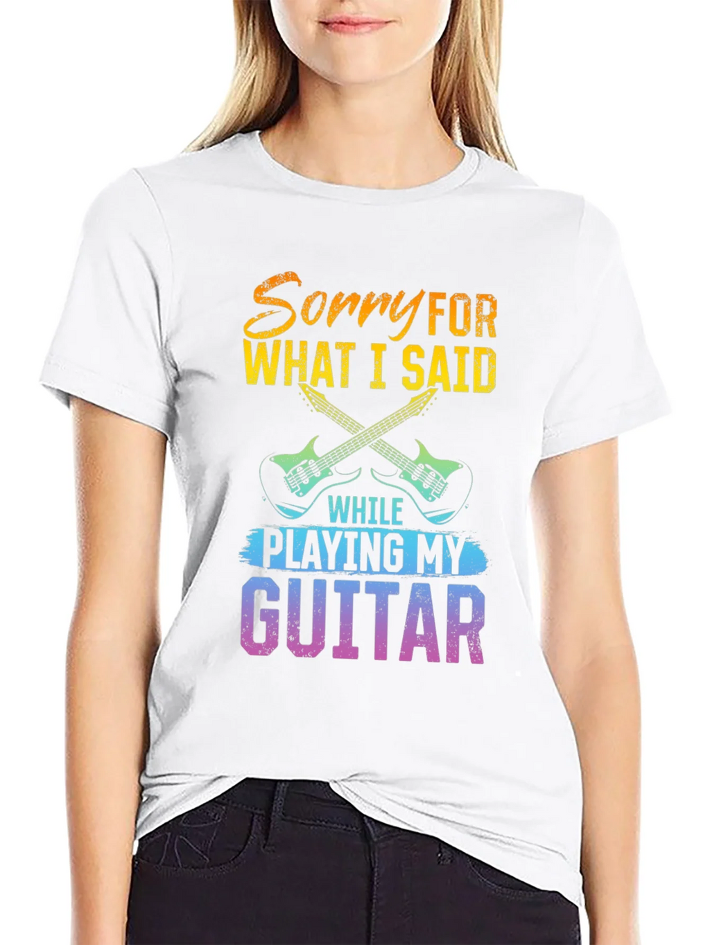Sorry For What I Said Guitar T-Shirt